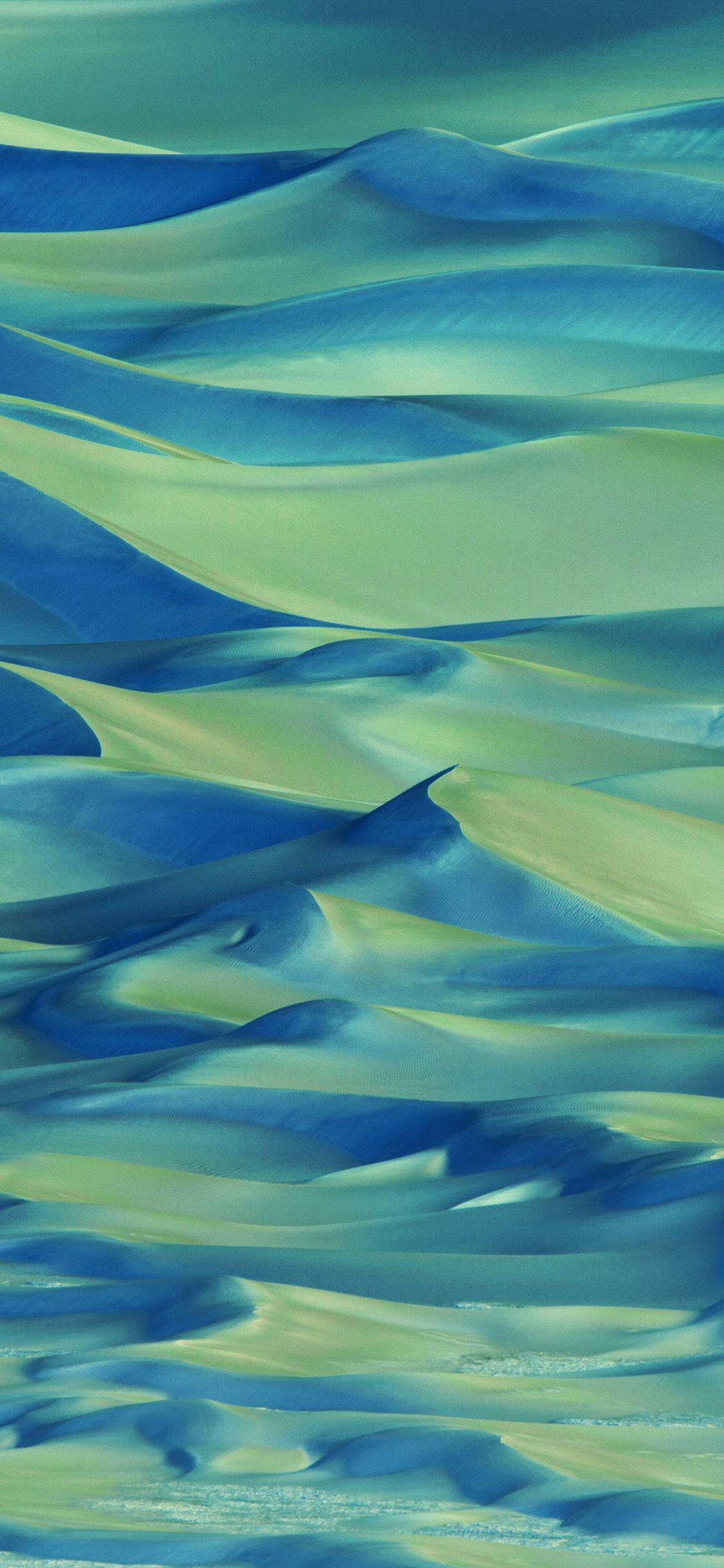 iPhone X wallpaper. dessert blue green nature pattern