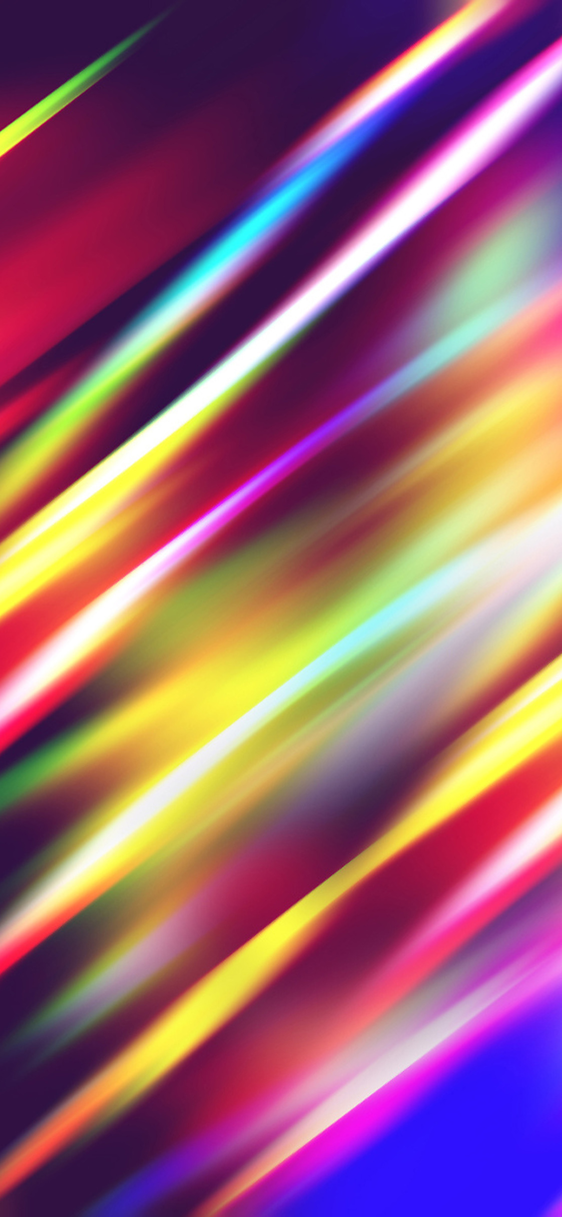 Lights rainbow pattern iPhone X Wallpaper Free Download