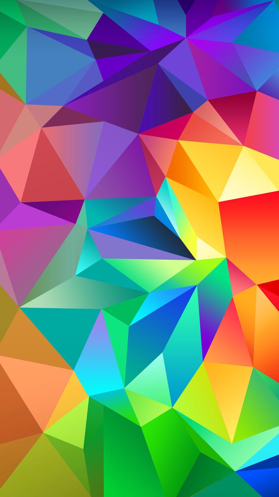Rainbow Geometric Wallpaper Free Rainbow Geometric Background