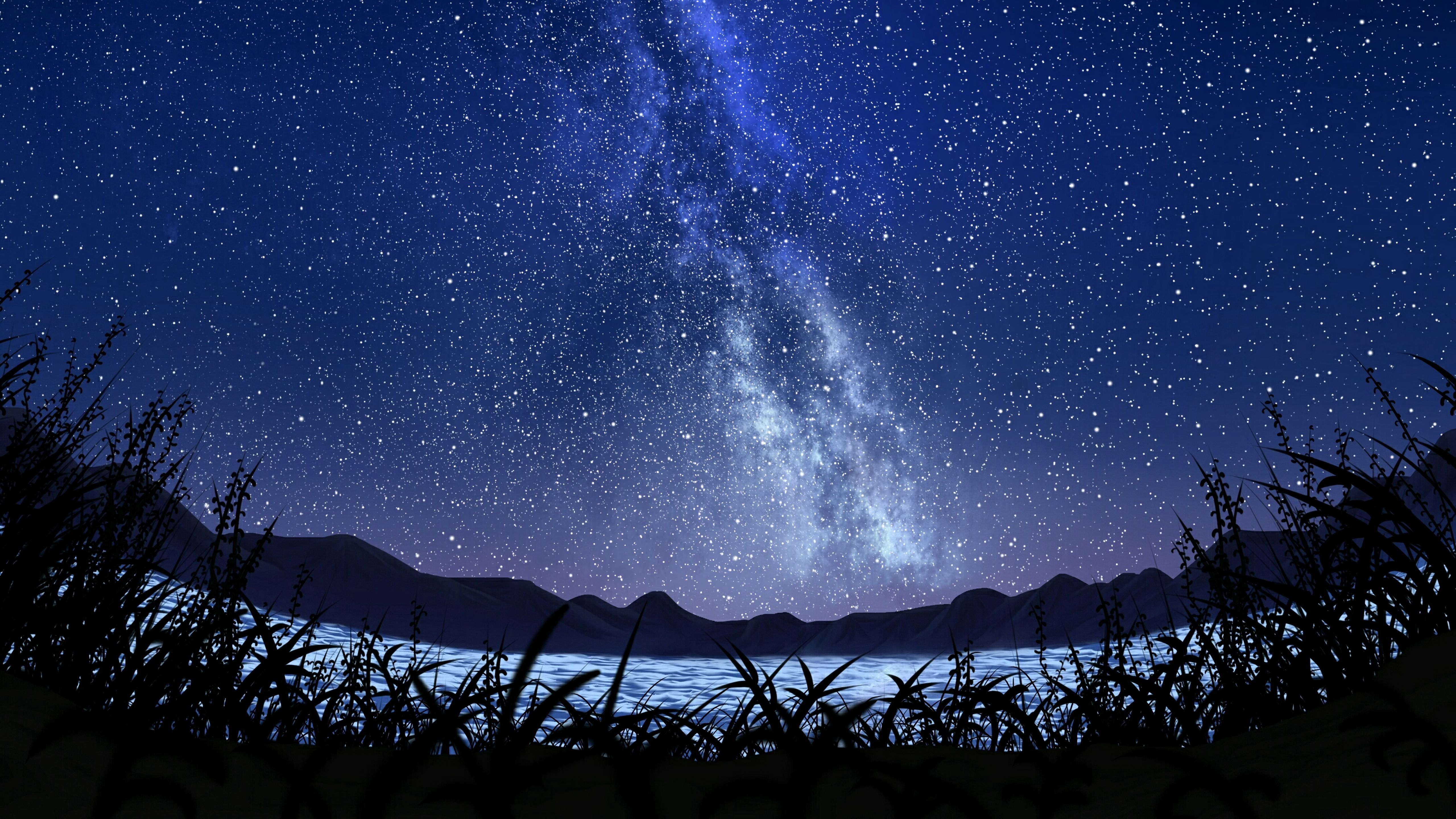 5K Night Sky Wallpaper