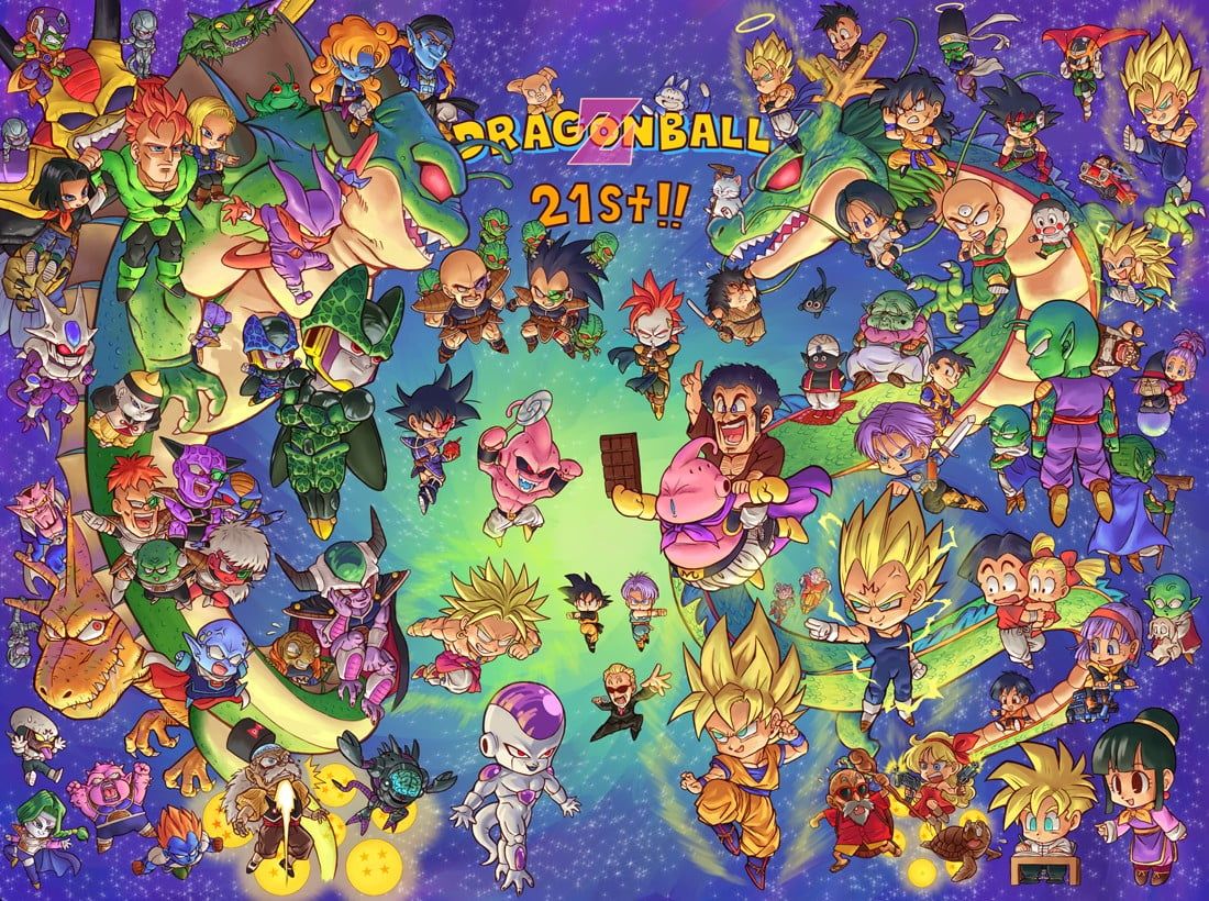 Dragonball 21st wallpaper Dragon Ball Dragon Ball Z #anime P #wallpaper #hdwallpaper #desktop. Dragon ball art, Dragon ball wallpaper, Dragon ball artwork