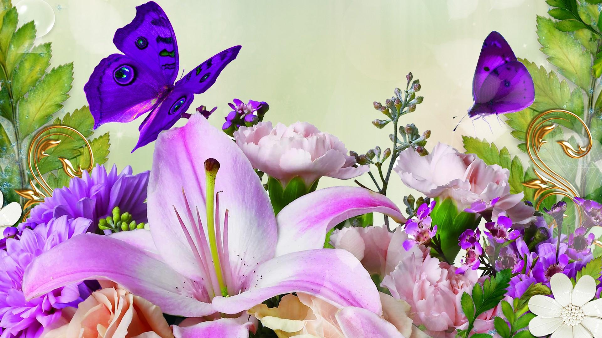 Free download Spring Flowers And Butterflies Wallpaper The Art Mad Wallpaper [1920x1080] for your Desktop, Mobile & Tablet. Explore Spring Flowers Wallpaper. Spring Picture For Wallpaper, Free Spring Wallpaper