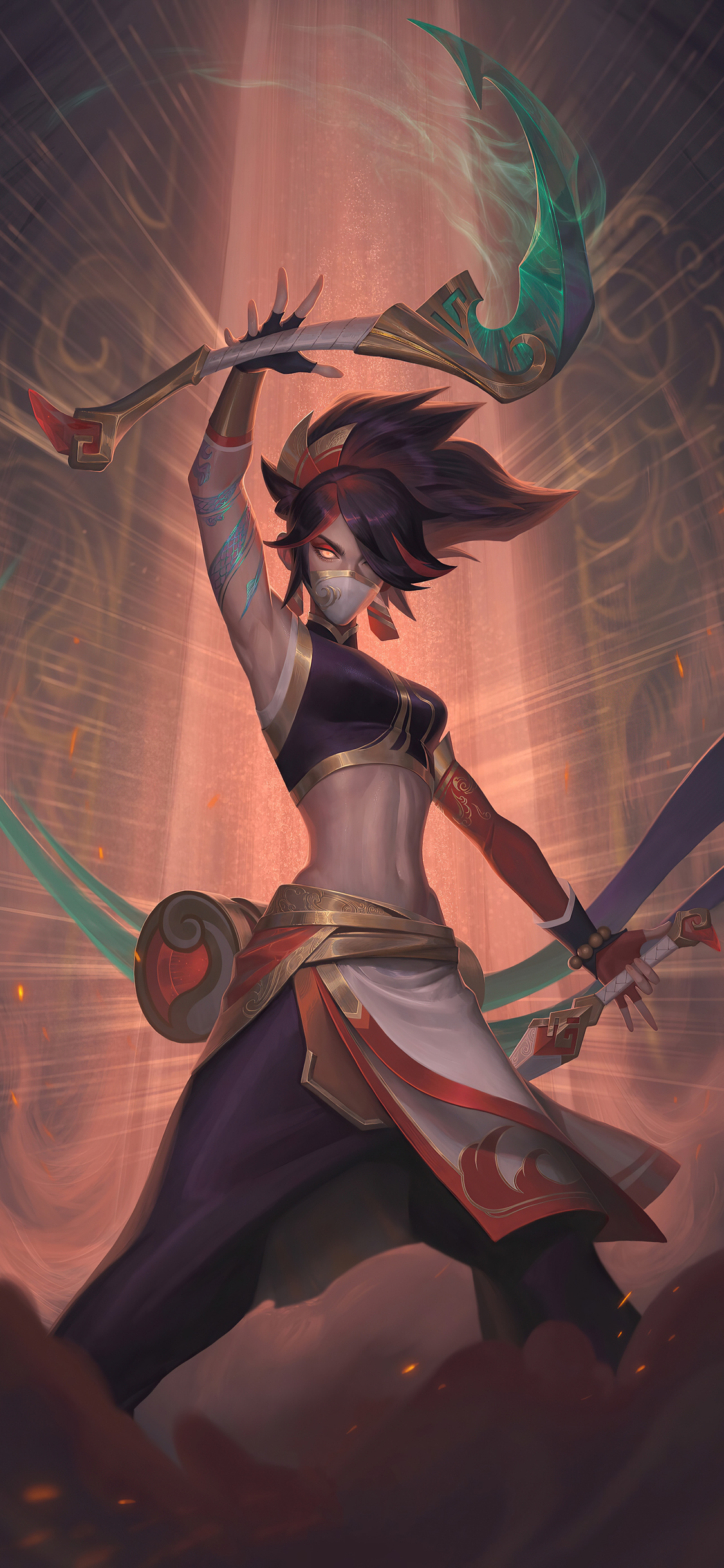 1125x2436 Vayne League Of Legends Fantasy Art 4k Iphone XS,Iphone