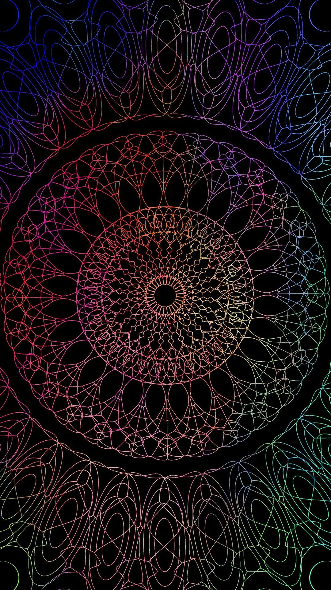 Space Mandala Wallpaper Bundle Svg Dxf Png Jpg - Etsy