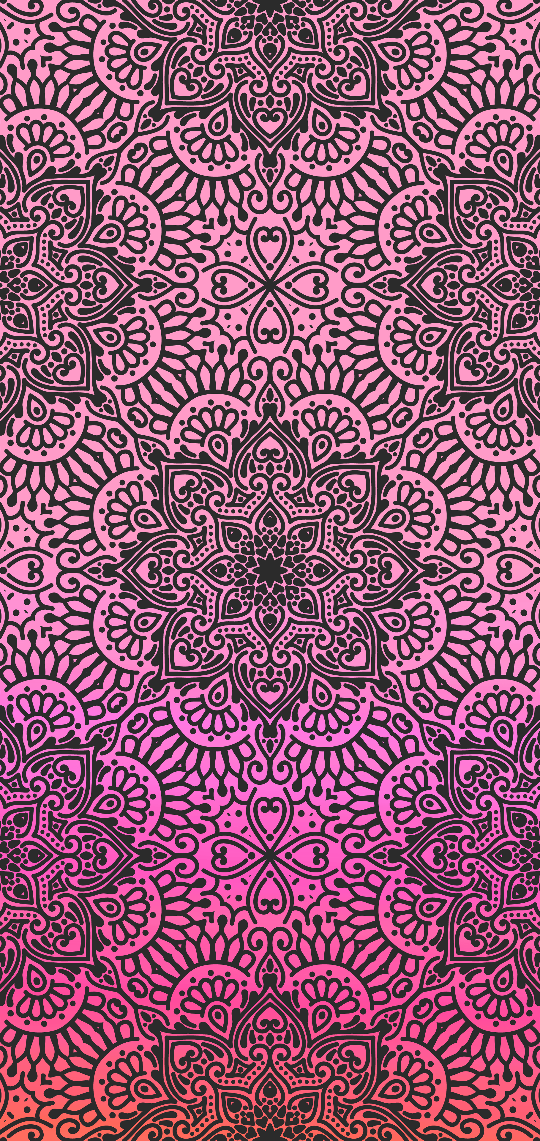 Pink Mandala Phone Wallpaper For Tech