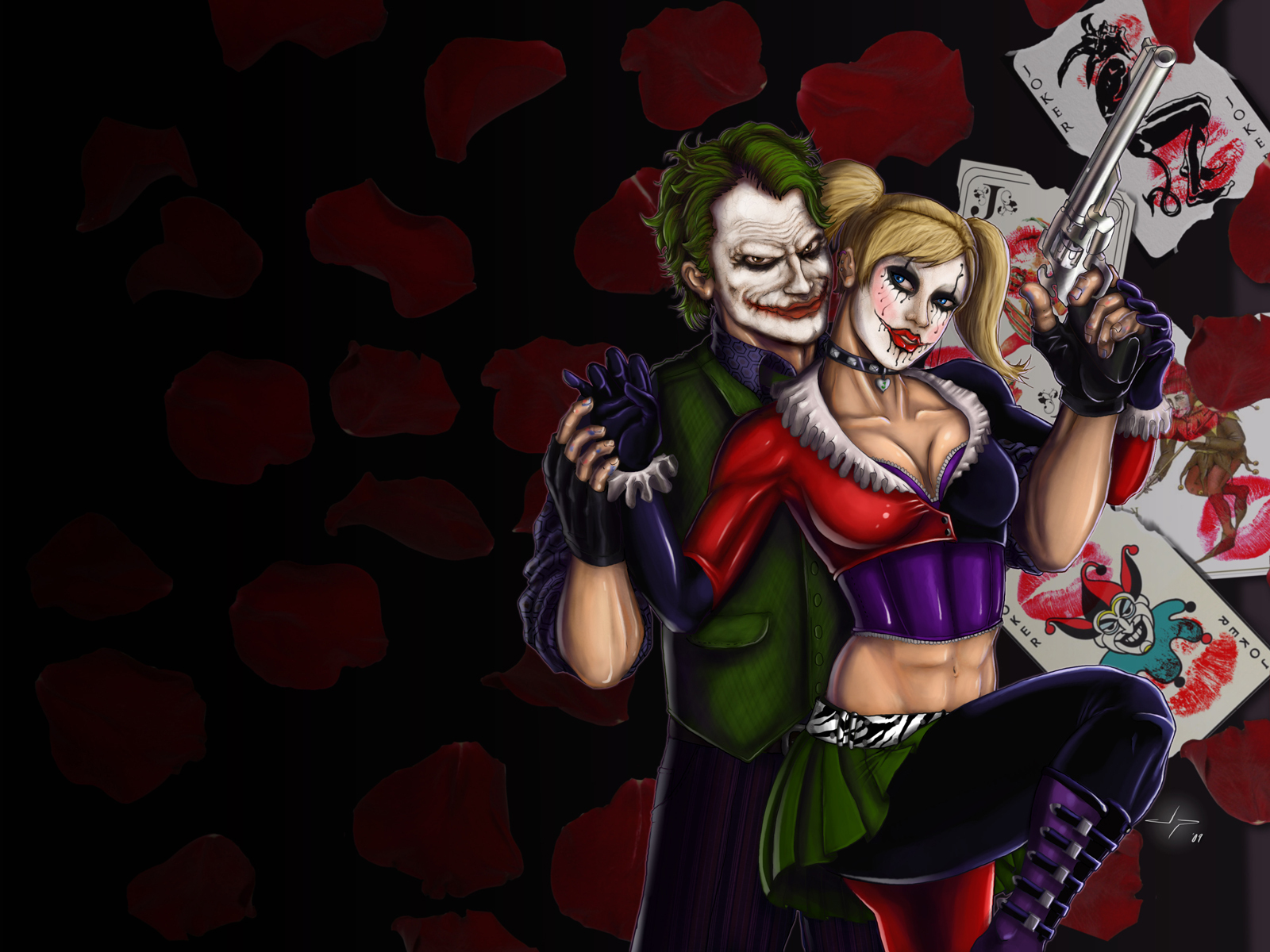 Free download HampJ The Joker and Harley Quinn Wallpaper 12554230 [1600x1200] for your Desktop, Mobile & Tablet. Explore Joker And Harley Quinn Wallpaper. Harley Quinn Wallpaper 1920x1080, Harley Quinn
