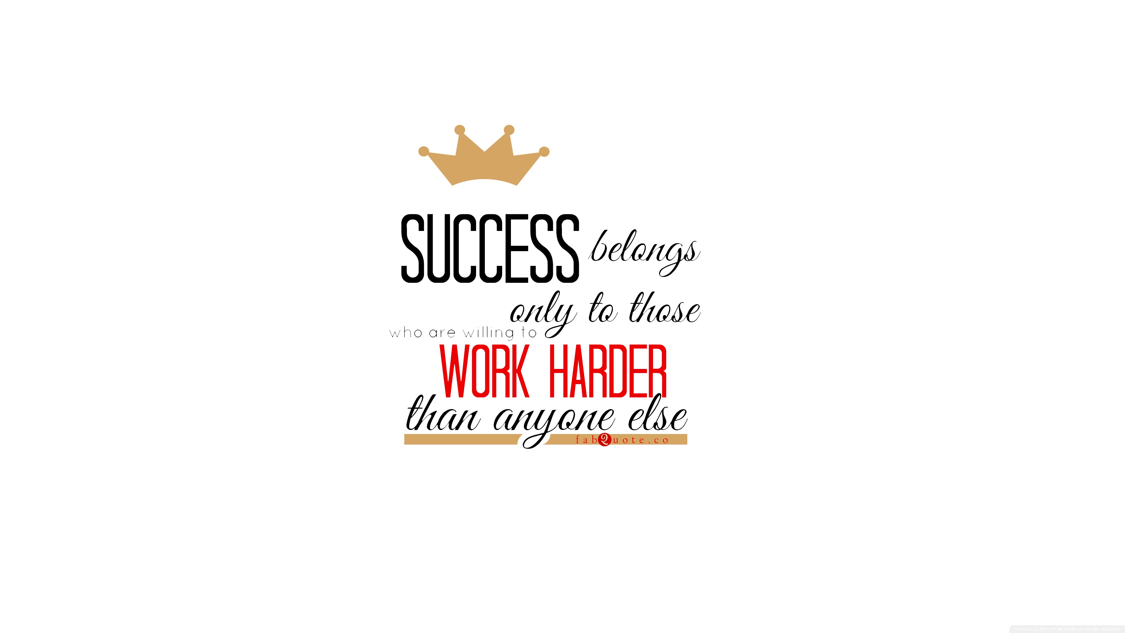 Quote about Success Ultra HD Desktop Background Wallpaper for 4K UHD TV, Multi Display, Dual Monitor, Tablet