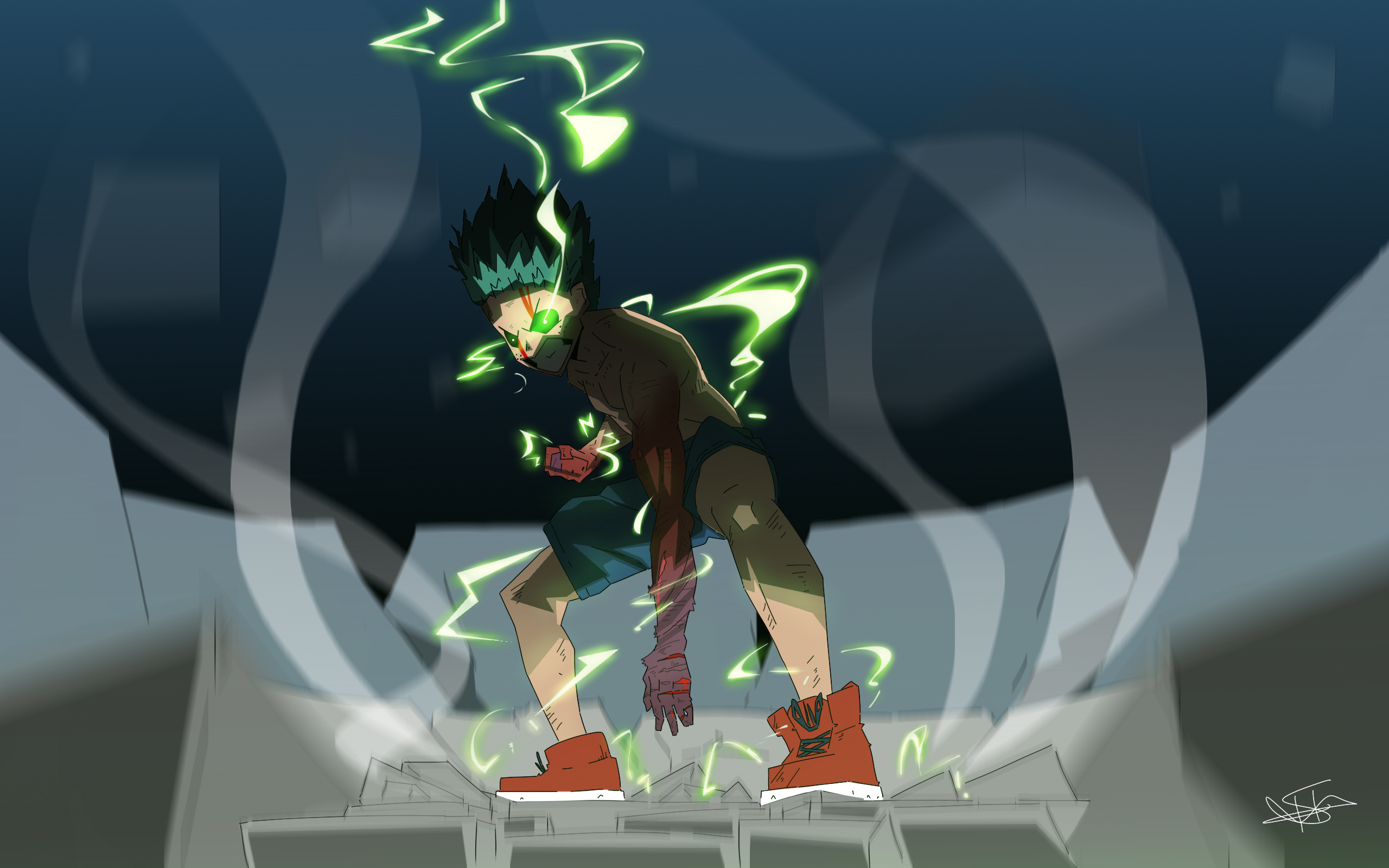 Drew Midoriya in god mode