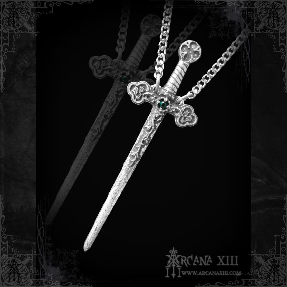 celtic sword pendant. Sword necklace, Celtic sword, Celtic pendant