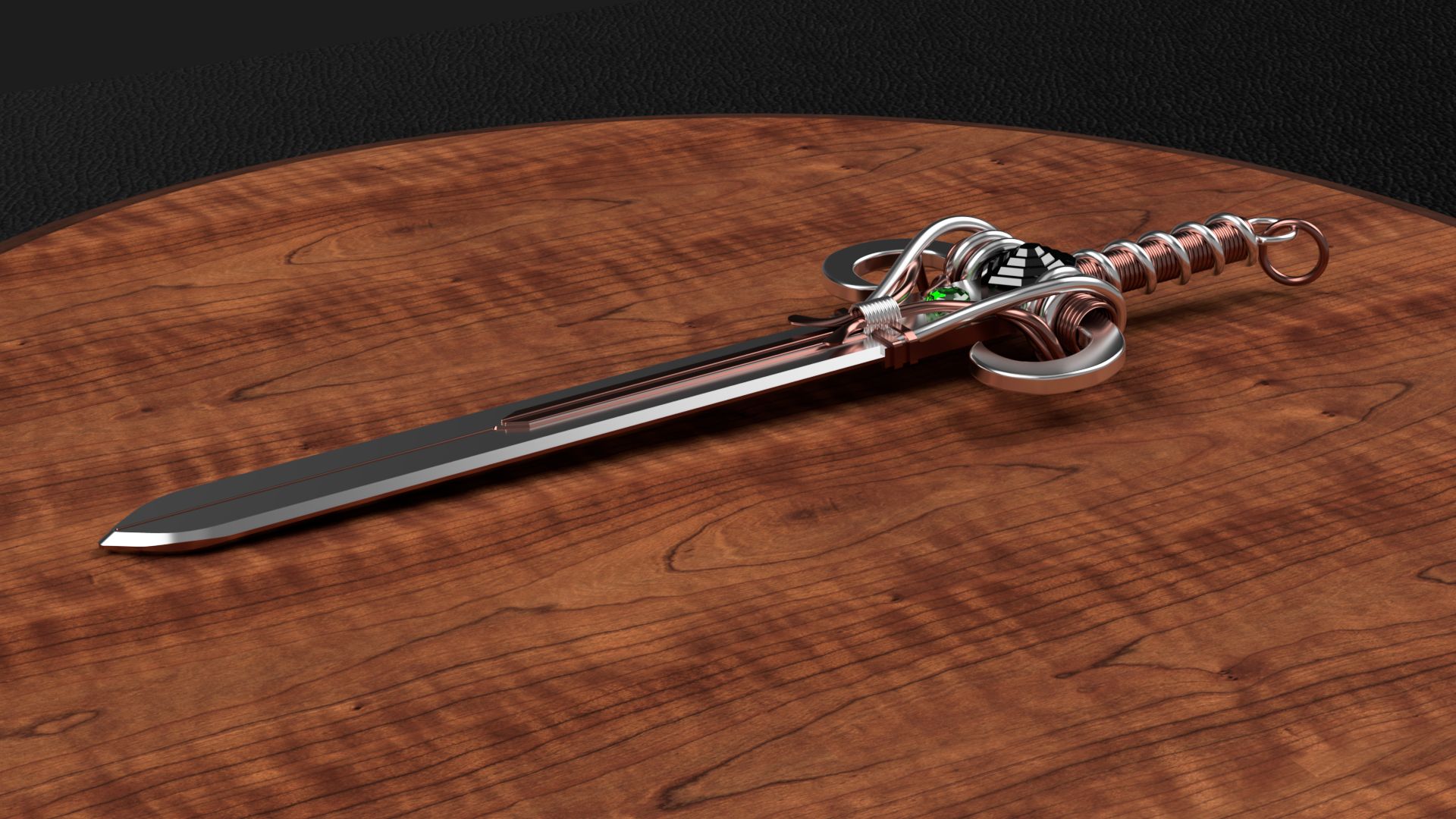 Jewelry Sword Pendant. Autodesk Online Gallery