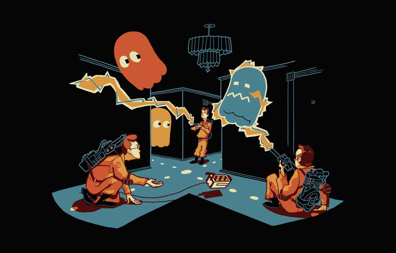 Wallpaper Game, Games, Pacman, Ghostbusters, Ghostbusters, Pac Man, Pacman Image For Desktop, Section минимализм