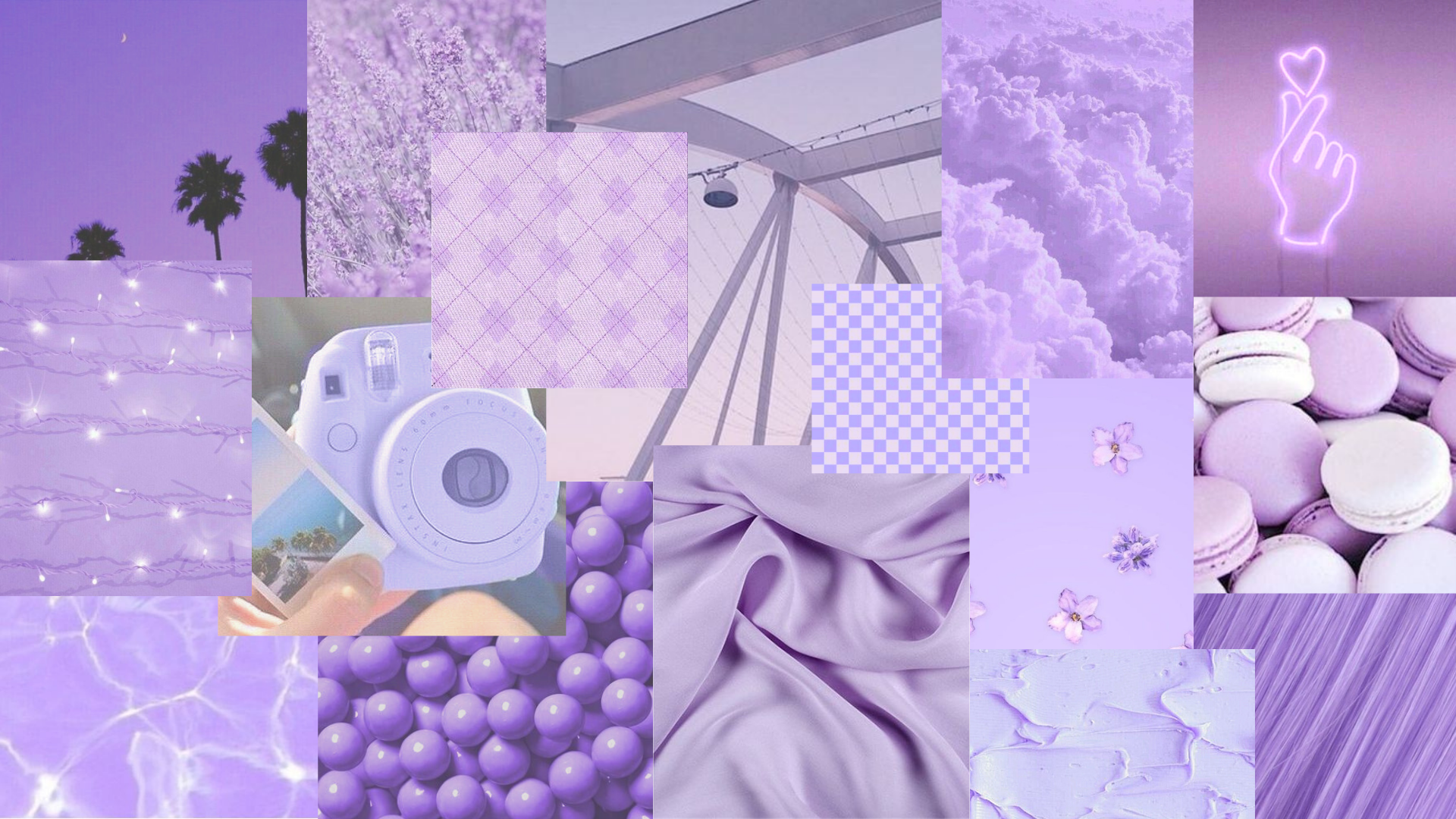 light purple aesthetic collage. Computer background, Background desktop, Purple aesthetic
