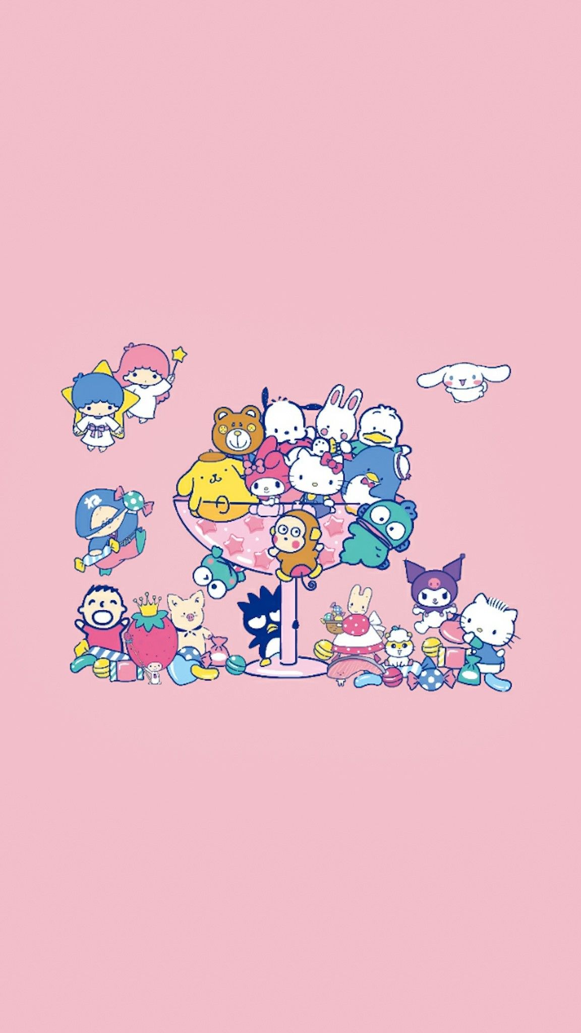Sanrio BG. Hello kitty iphone wallpaper, Hello kitty art, Hello kitty picture