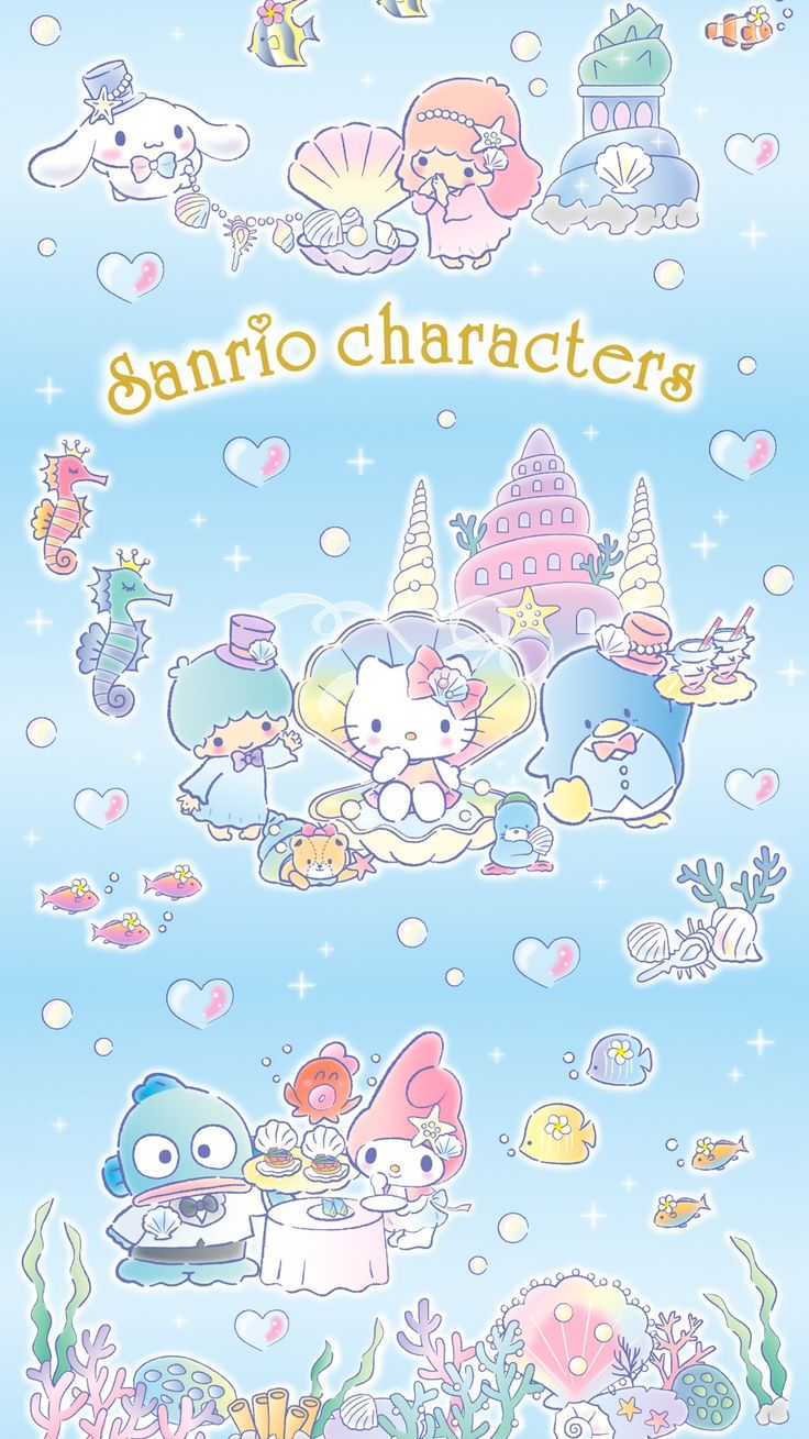 Sanrio BG. Sanrio wallpaper, Kawaii wallpaper, Sanrio characters
