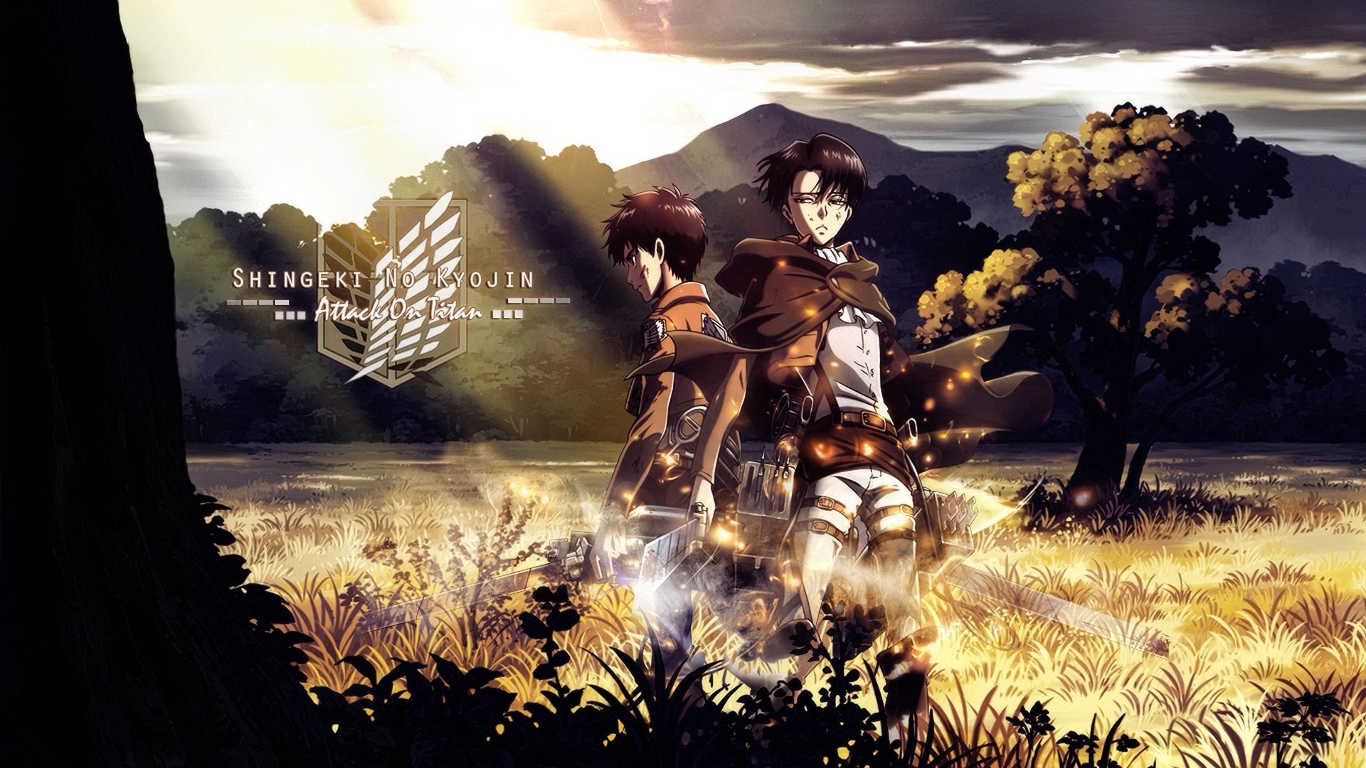 Eren and Levi HD Wallpaper
