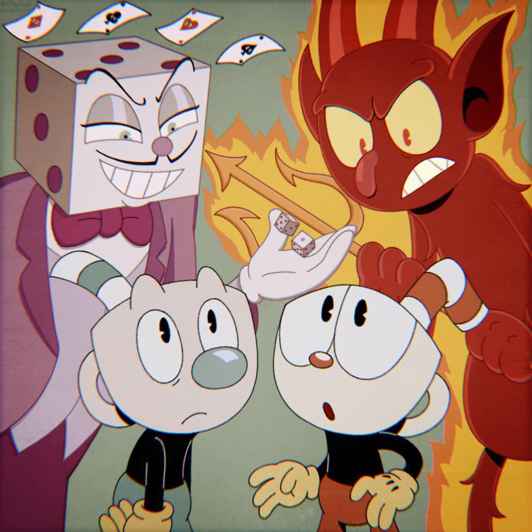 Drew this in honor of The Cuphead Show!