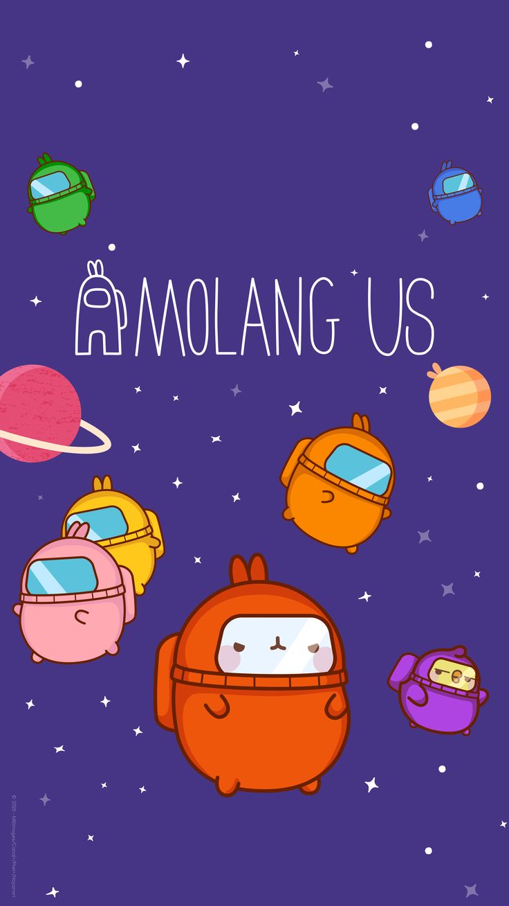 Molang Us Among Us. Molang wallpaper, Molang, Cute kawaii drawings