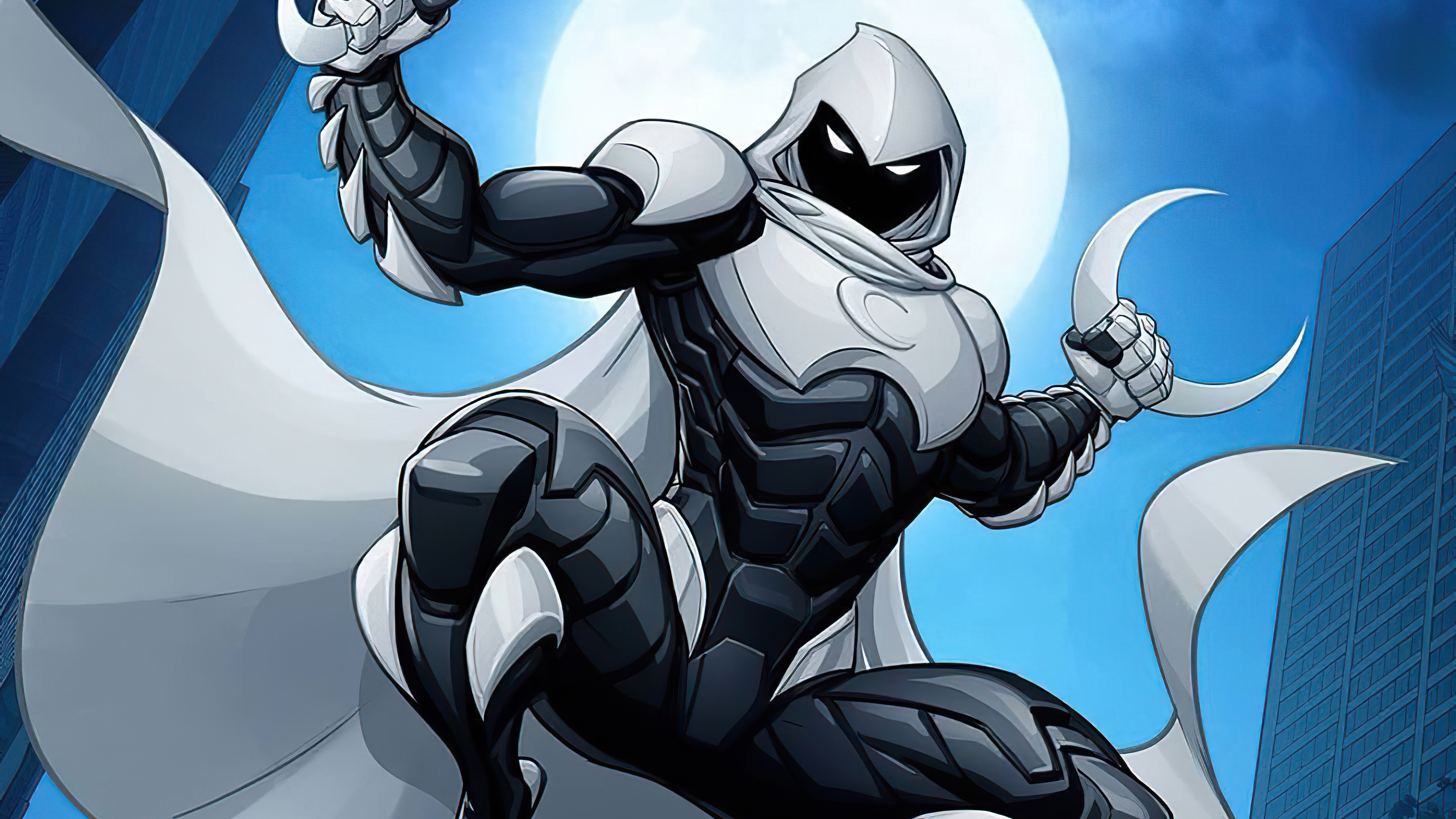 Comic Moon Knight 4k Ultra HD Wallpaper