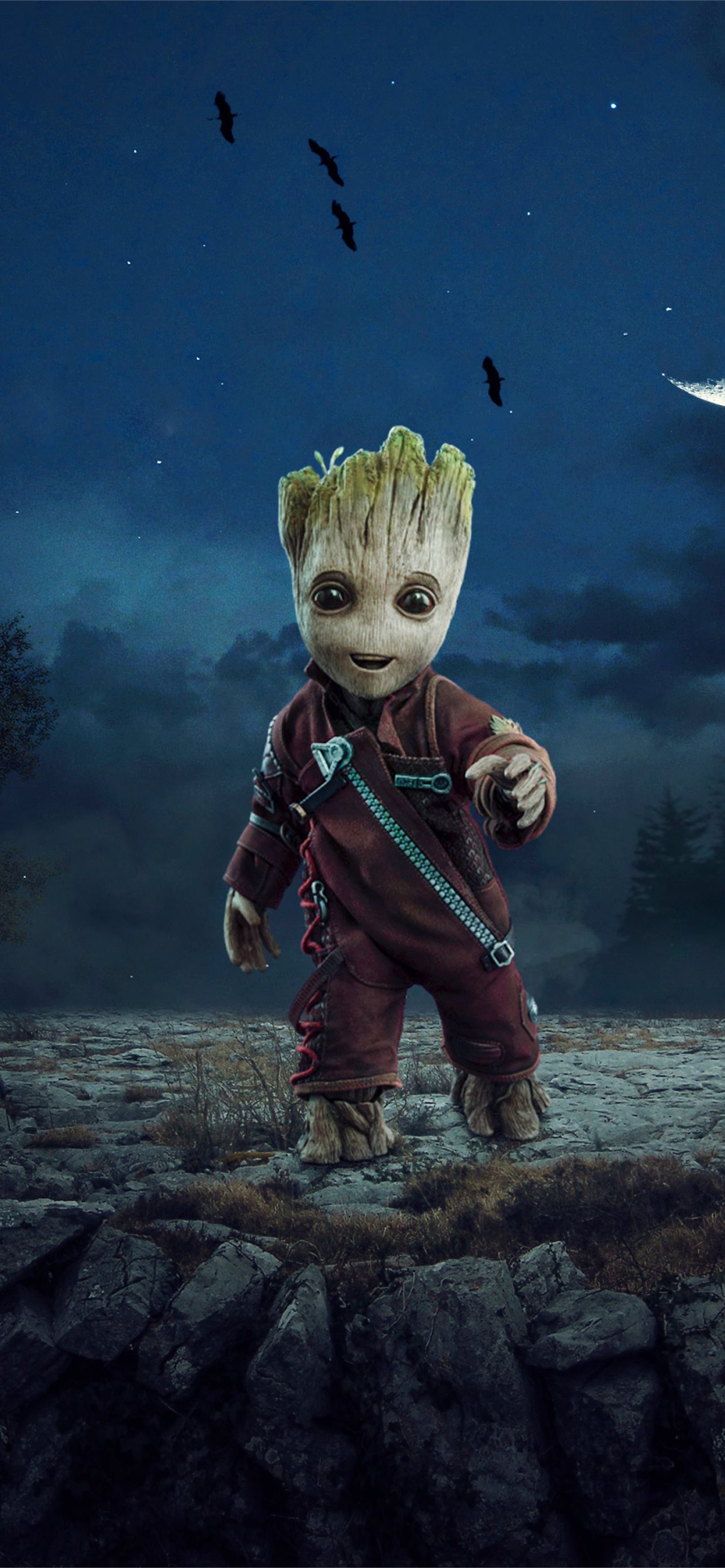 Baby Groot Samsung Galaxy Note 9 8 S9 S8 S8 QHD HD. iPhone Wallpaper Free Download