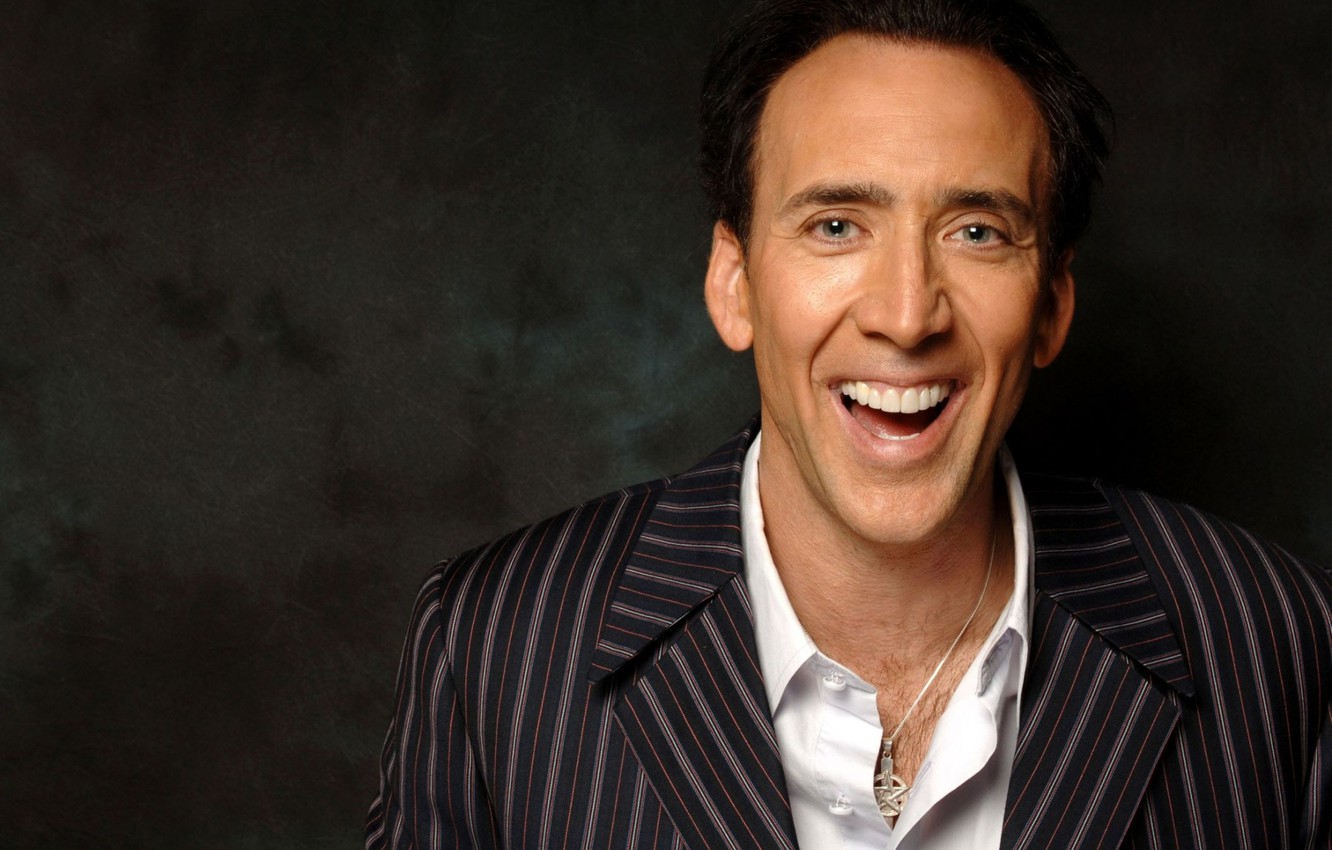 Wallpaper smile, Nicolas Cage, actor, Nicolas Cage image for desktop, section мужчины