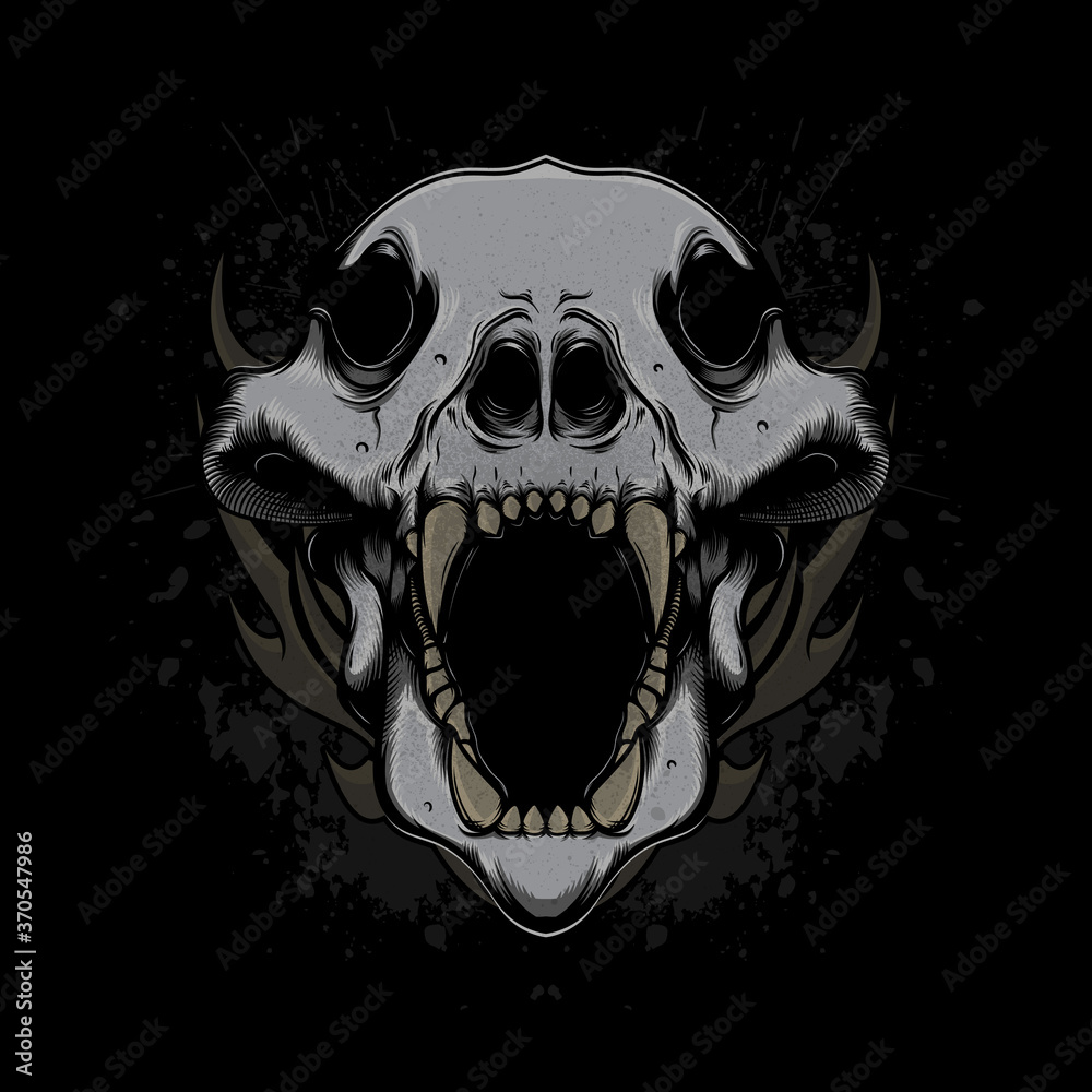 Wolf Skull Image