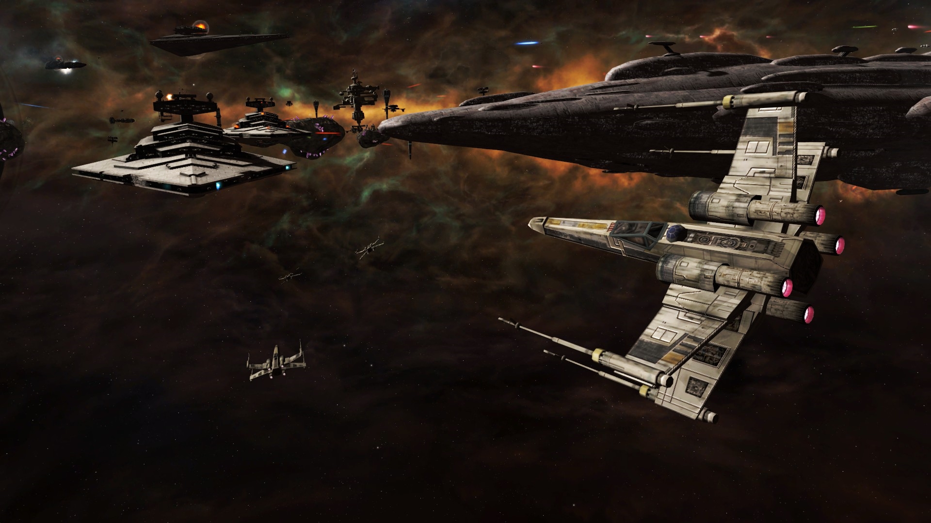 Star Wars X Wing Vs Tie Fighter Wallpaper & Background Download