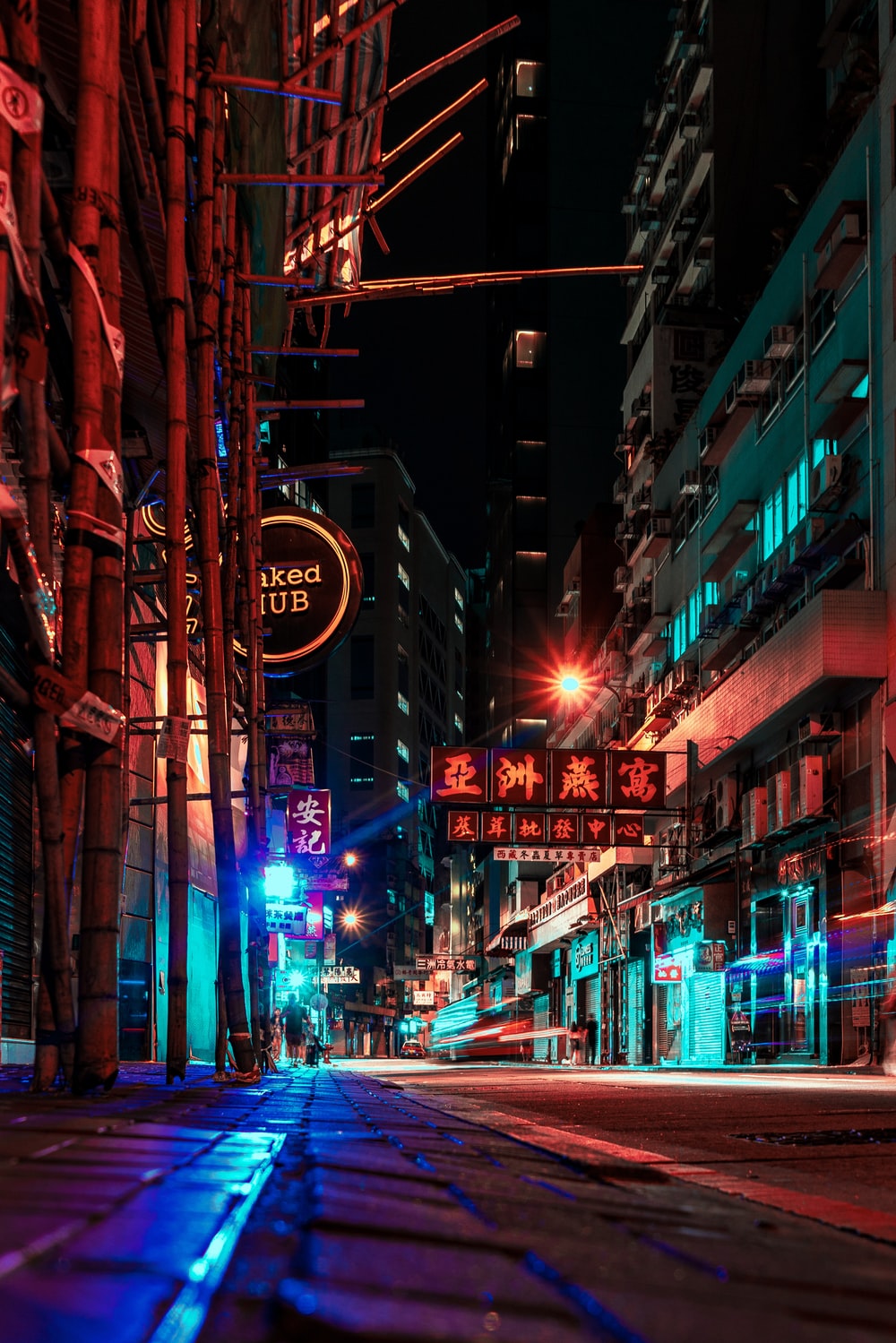 Hong Kong At Night Picture. Download Free Image