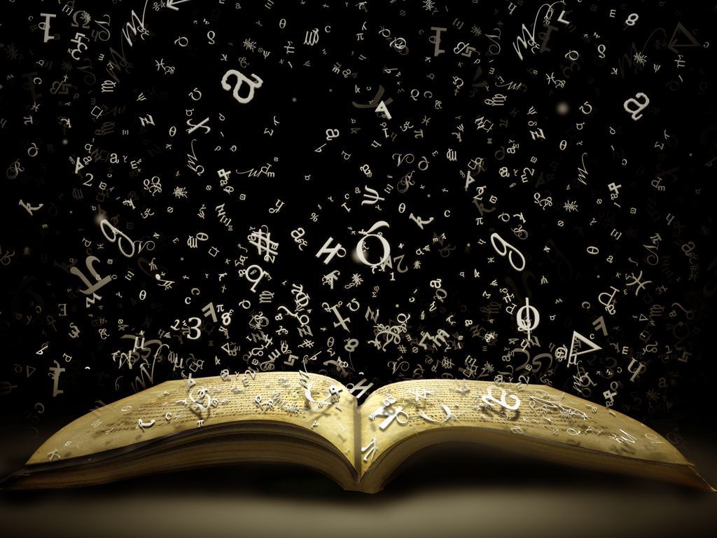 Book Letters Wallpaper