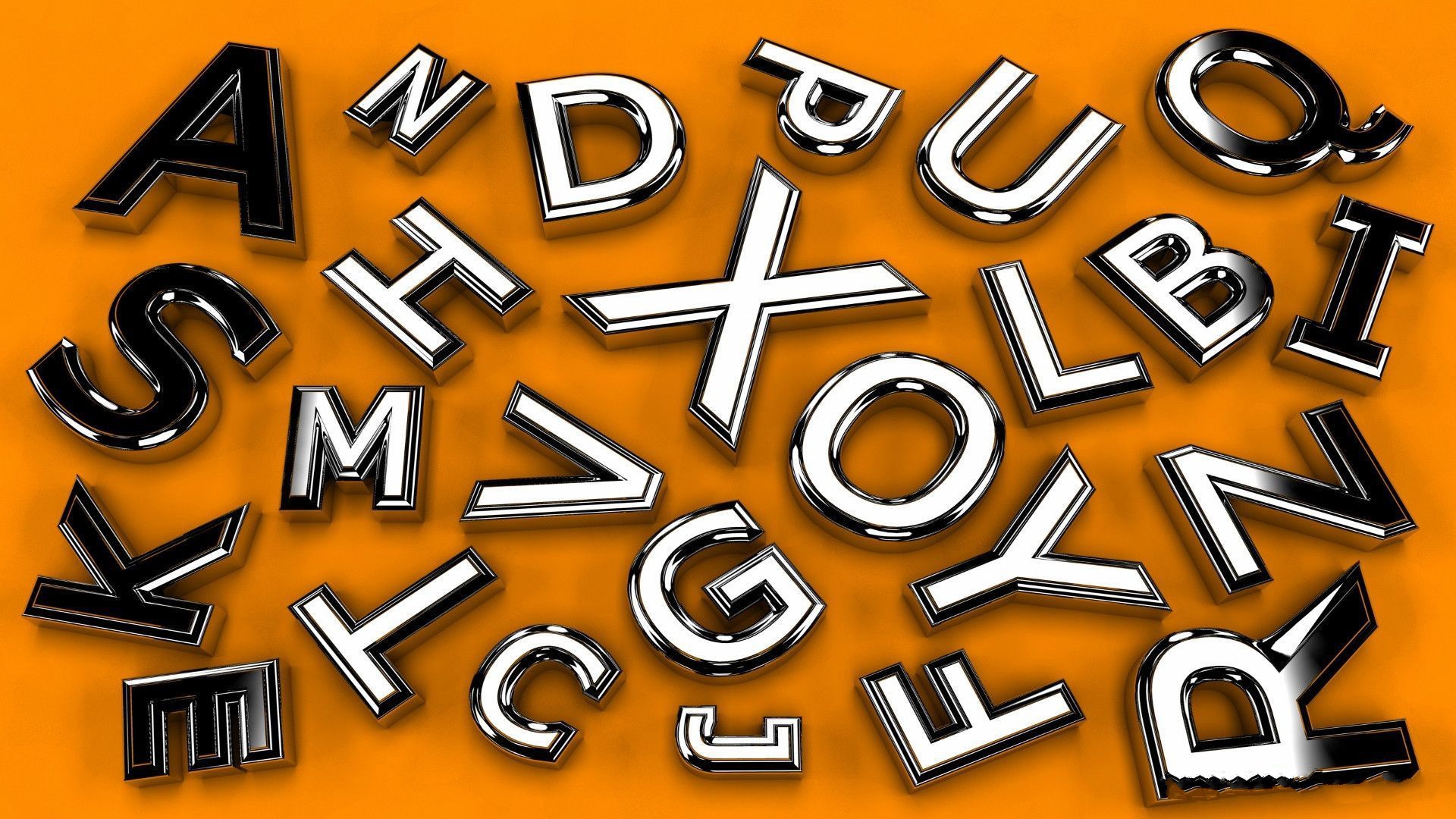 HD Alphabet Wallpaper