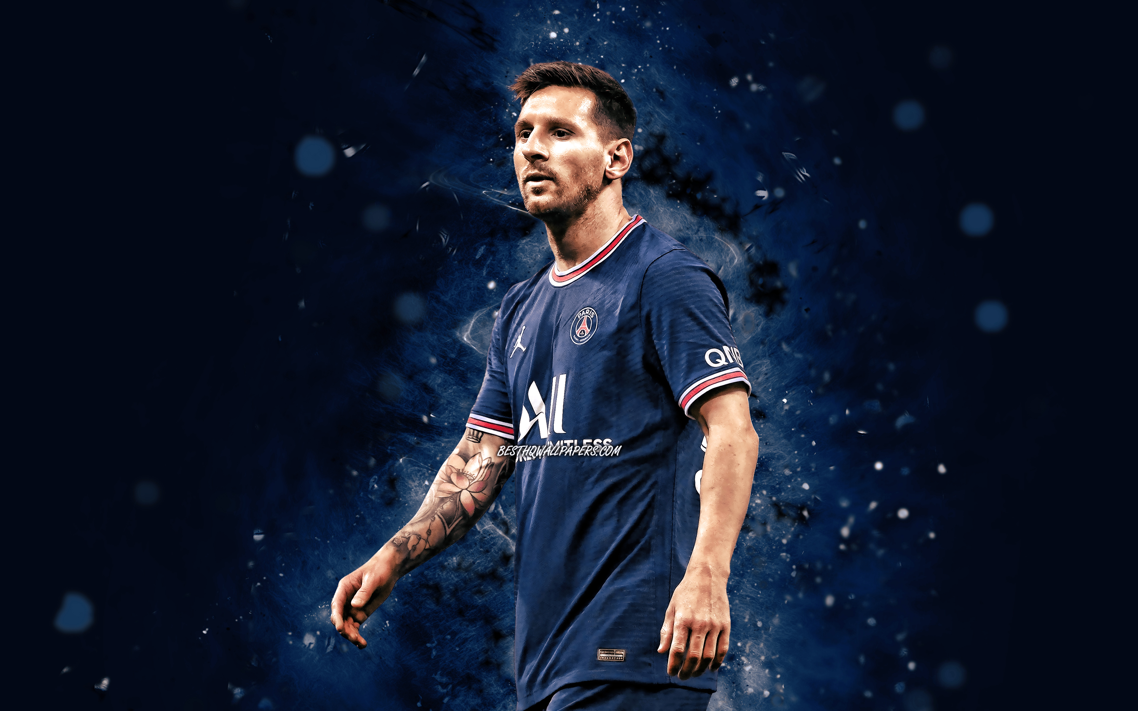 Messi PSG Wallpaper 4k