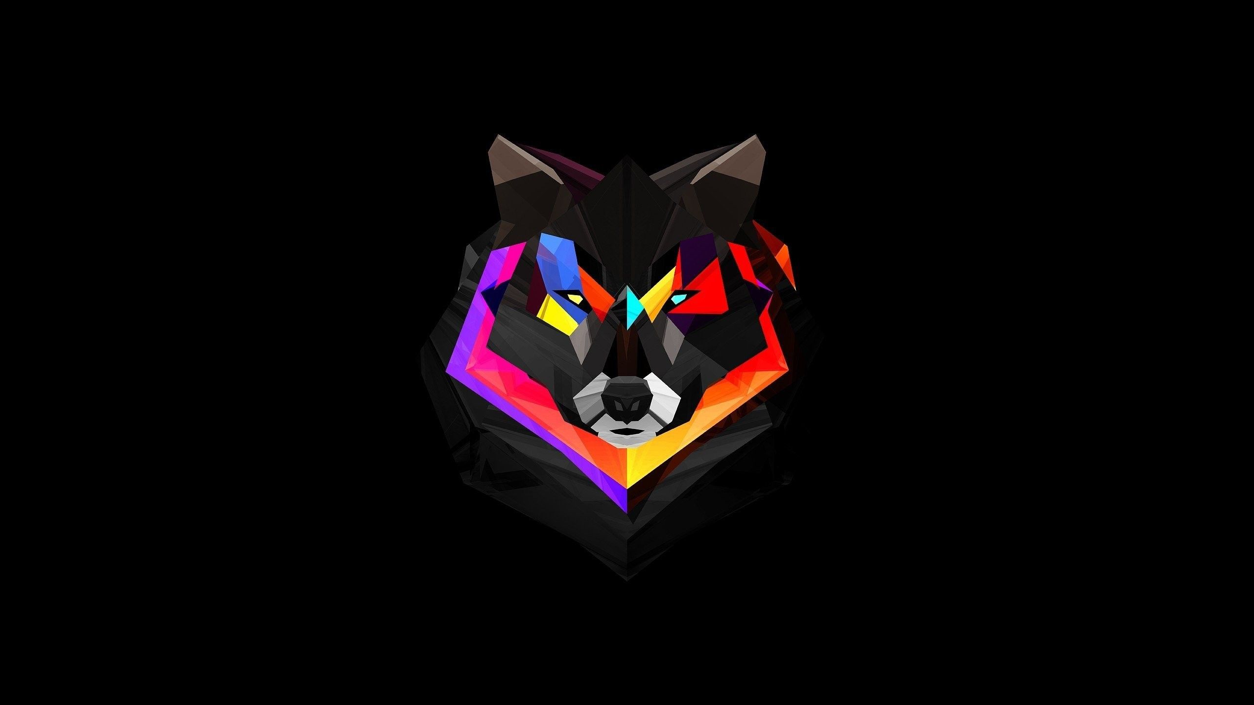 Abstract Wolf HD Wallpaper