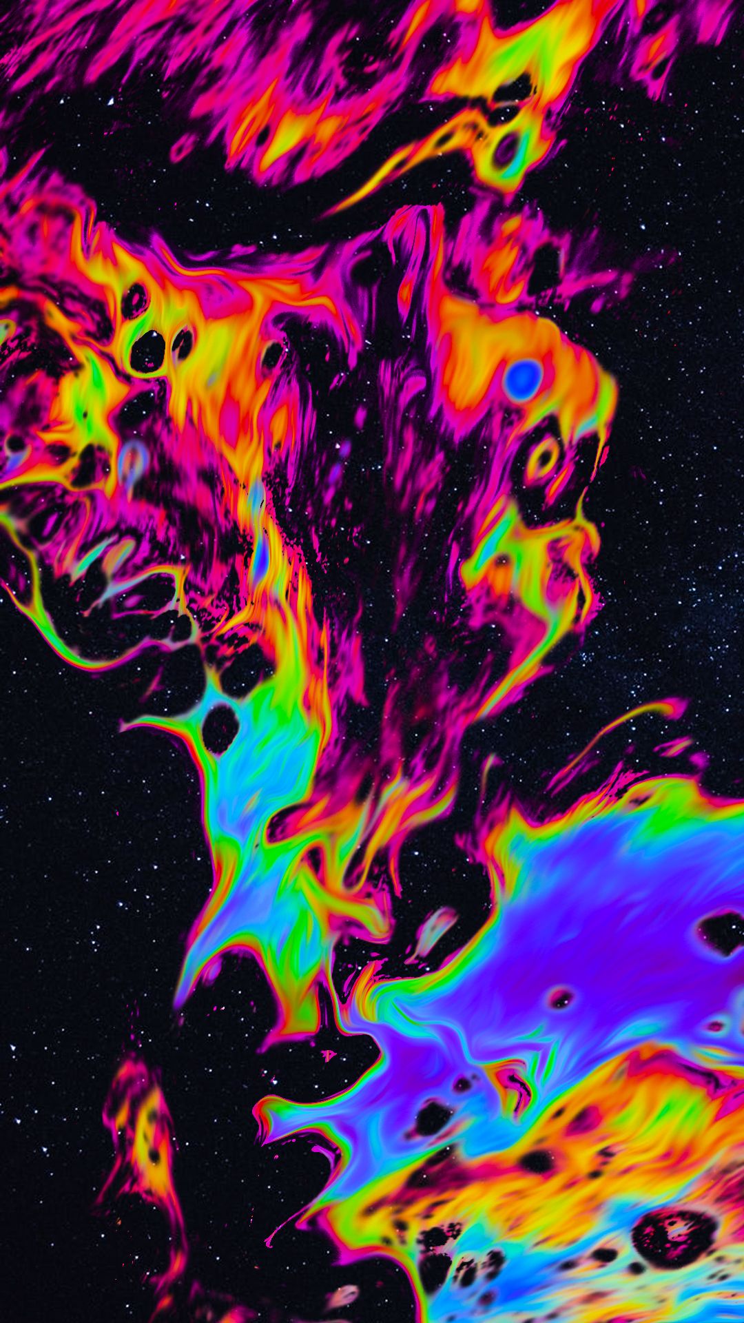 Trippy Neon Wallpaper