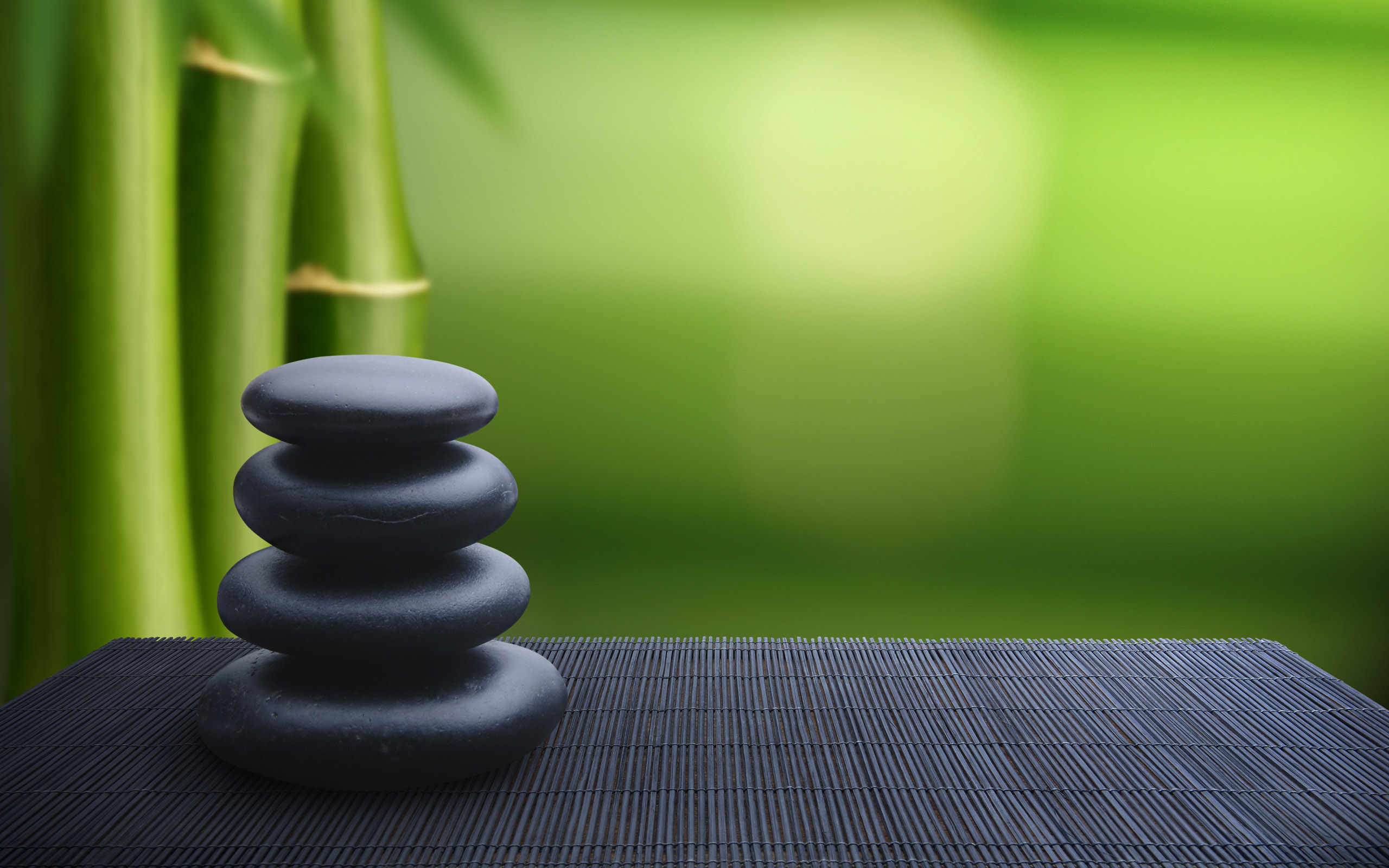 stones, Green, Bamboo Wallpaper HD / Desktop and Mobile Background