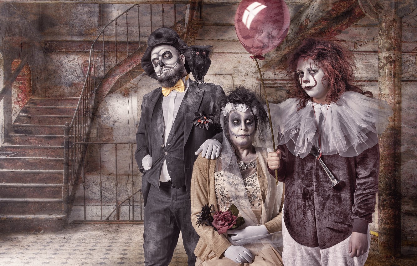 Wallpaper style, family, mask, characters image for desktop, section разное