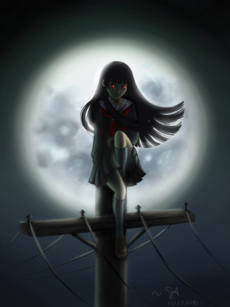 Dark Anime Girl Characters
