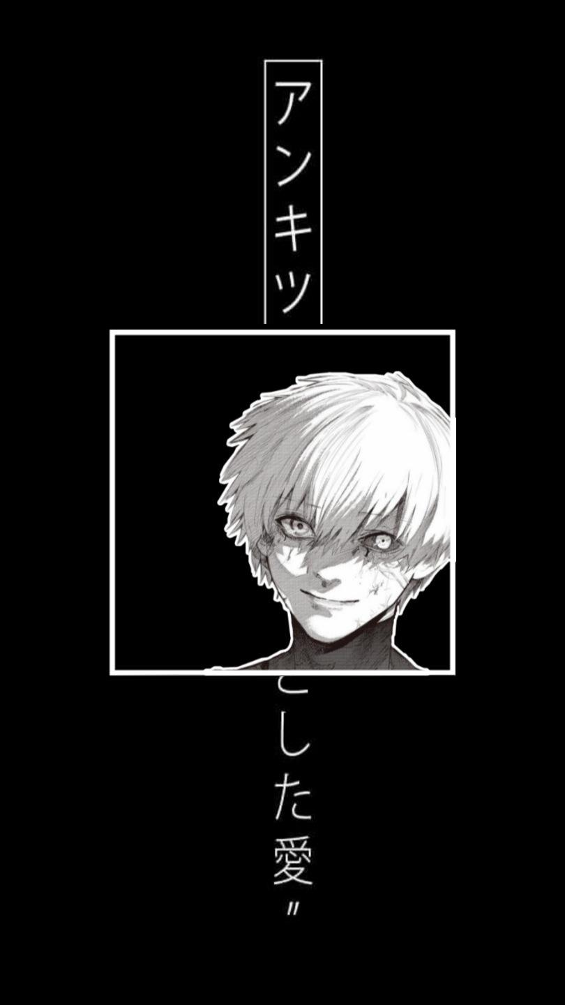 Wallpaper] I made a Kaneki wallpaper from a Manga Panel : r/TokyoGhoul