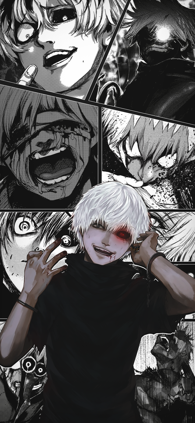 A Ken Kaneki wallpaper that I made some time ago :D