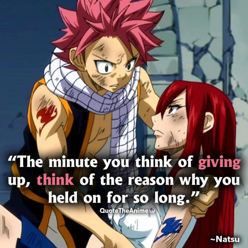 Powerful Natsu Dragneel Quotes