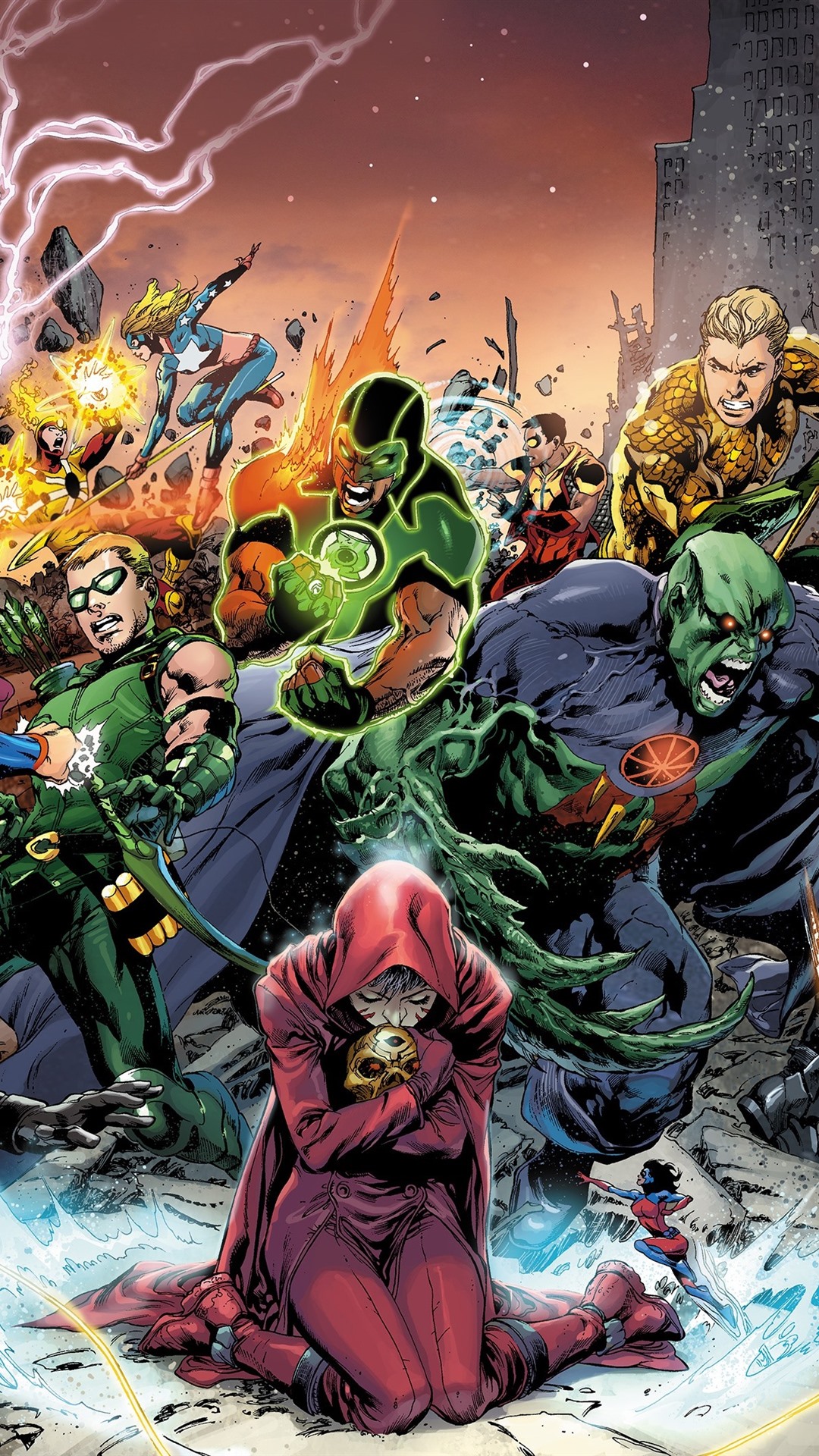 iPhone Wallpaper Superheroes, Dc Comics, Art Picture Dark Universe Characters