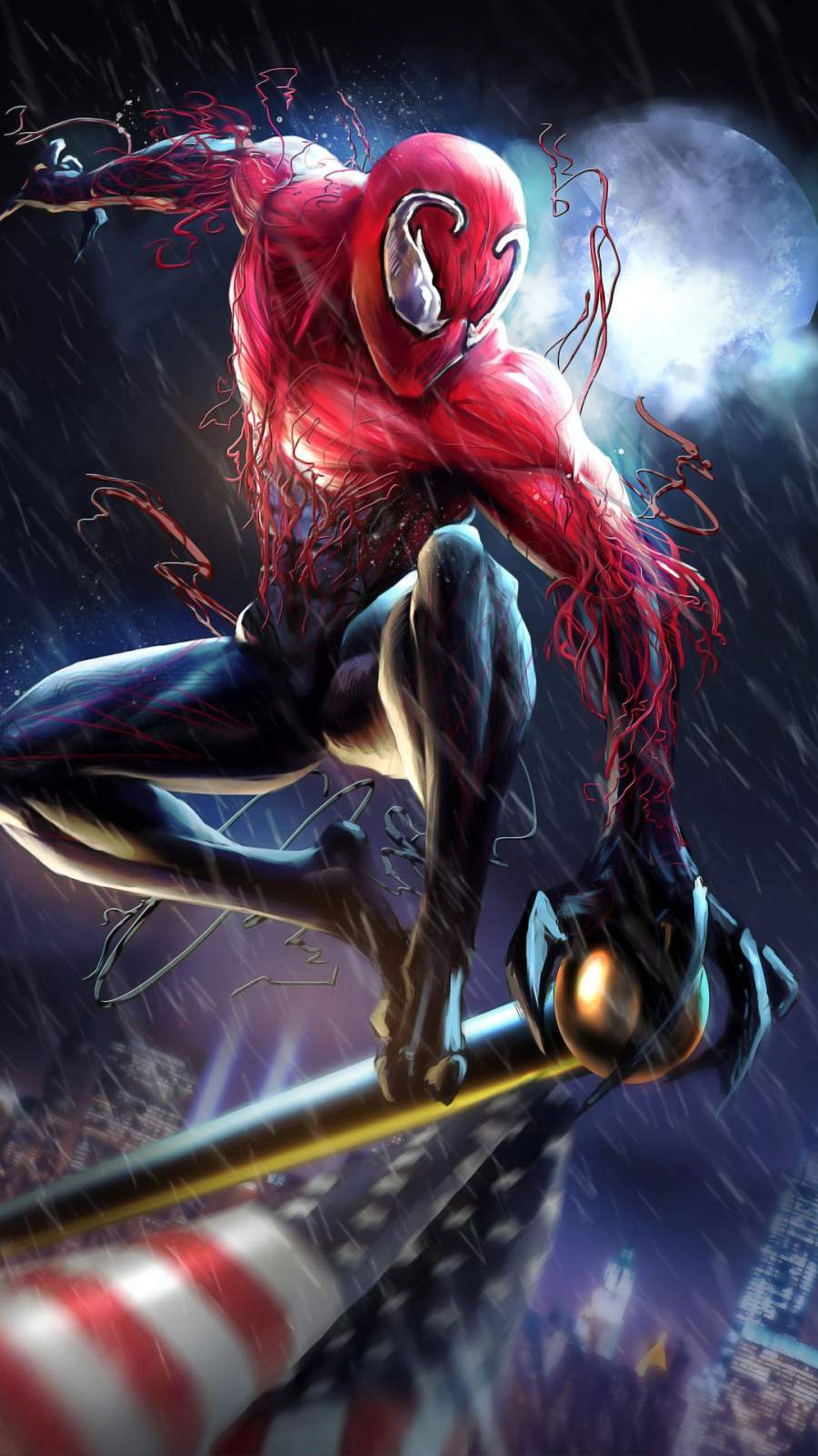 Spiderman iPhone Wallpaper, Superhero Mobile Background
