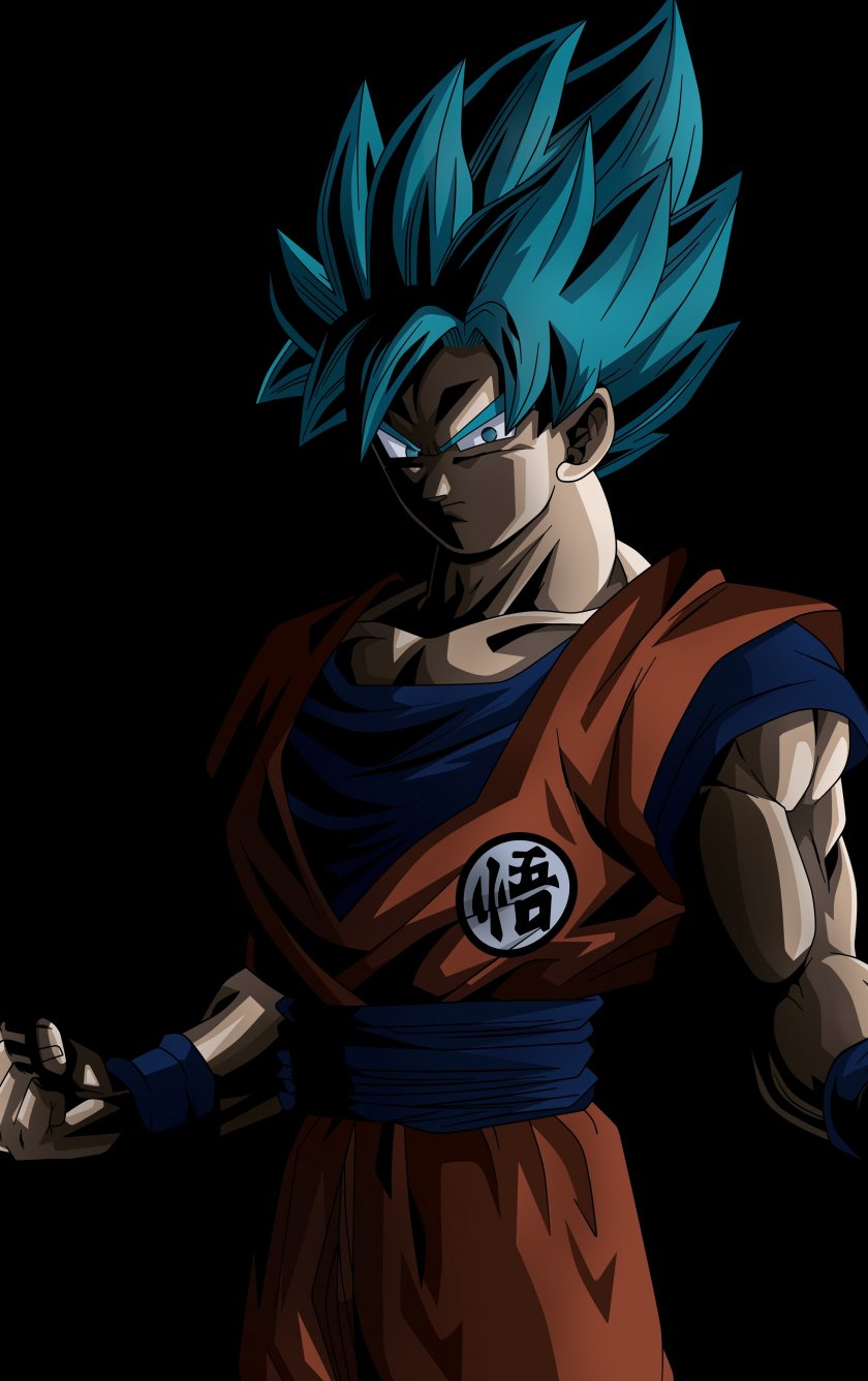 Download anime, minimal, dragon ball super, goku 840x1336 wallpaper, iphone iphone 5s, iphone 5c, ipod touch, 840x1336 HD image, background, 16821