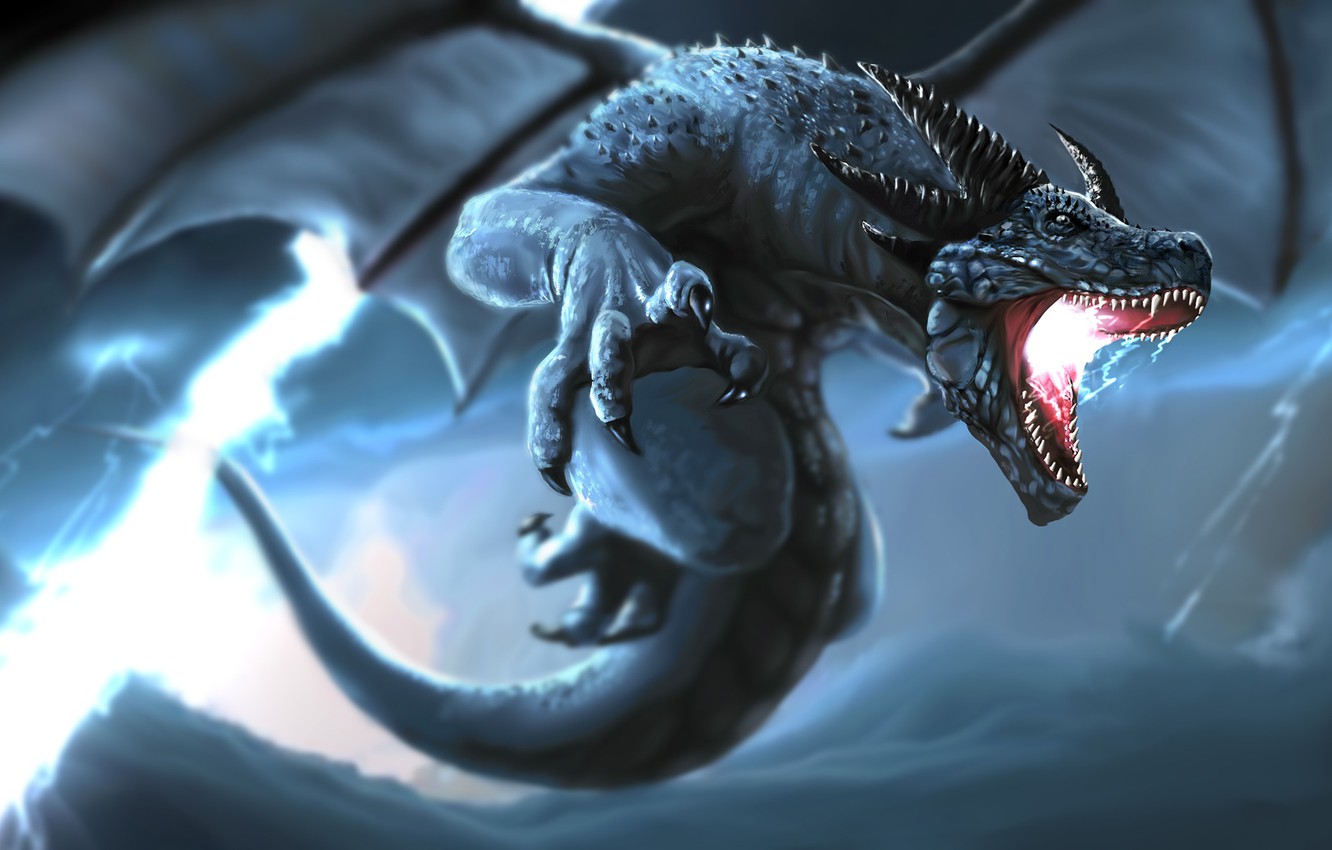 Storm Dragon Wallpapers Wallpaper Cave