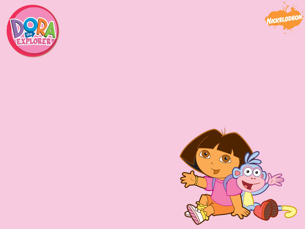 Pink Dora the Explorer Wallpaper