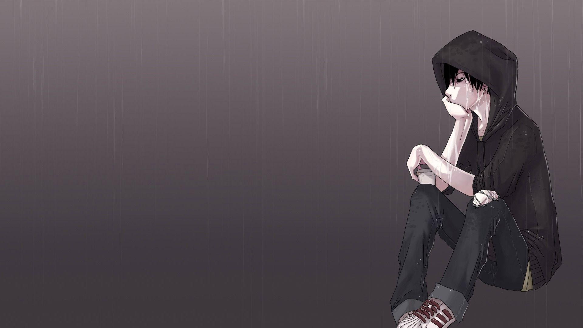 Lonely Anime Boy Wallpaper Free Lonely Anime Boy Background