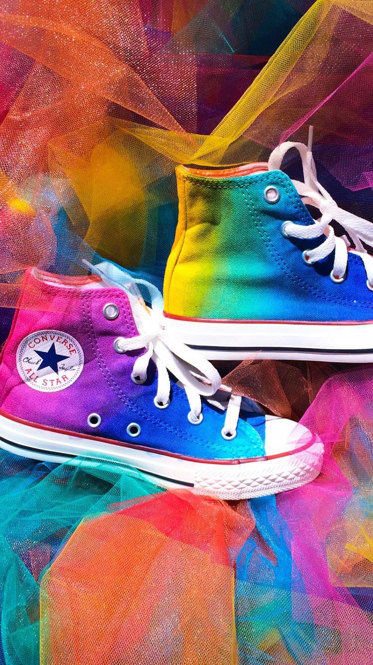 iPhone #iPhone_wallpaper #converse #colorful. Converse wallpaper, Converse, Black converse shoes