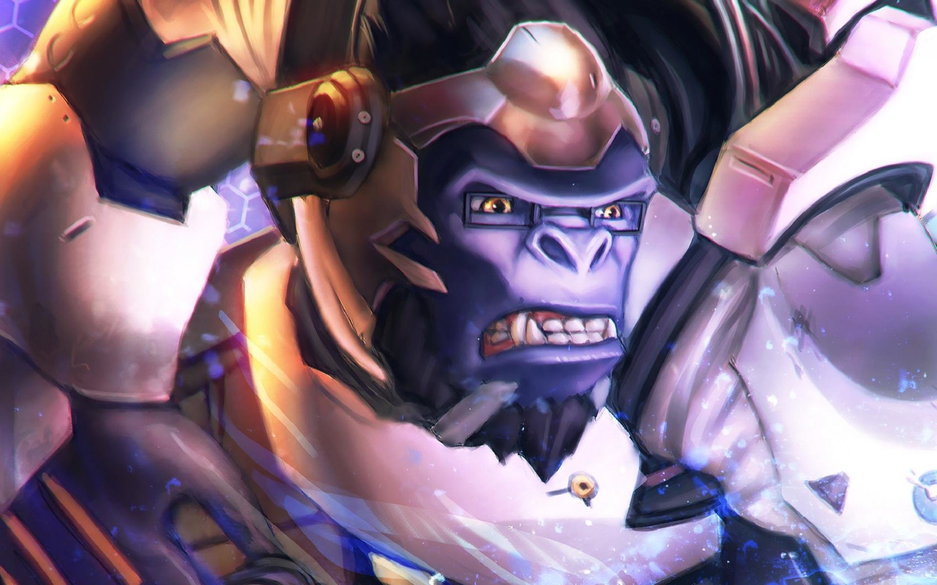 Winston (Overwatch) wallpaper 1920x1200 desktop background