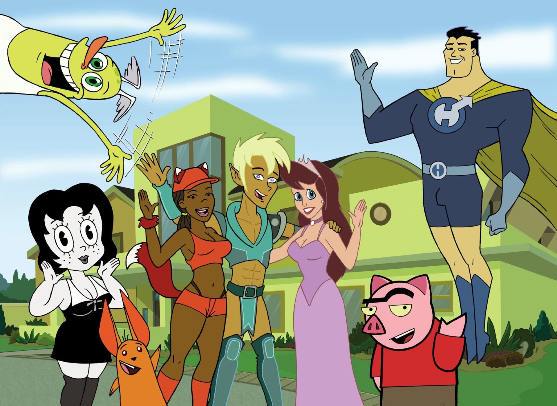 Drawn Together HD Wallpaper and Background Image