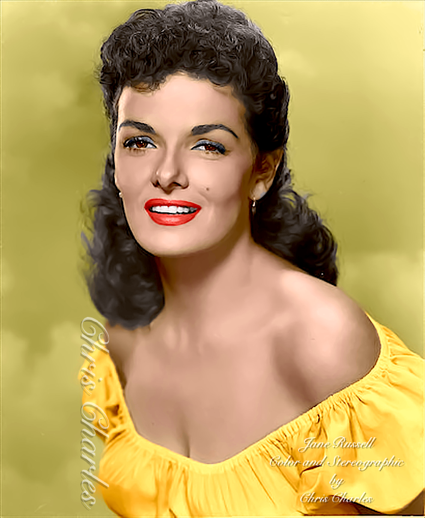 Jane Russell. Jane russell, Hollywood icons, Celebrity artwork