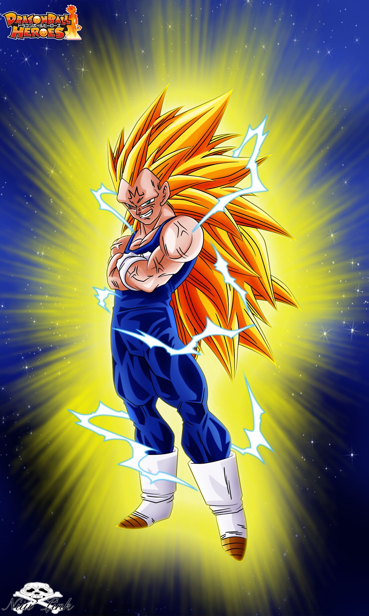 DBH Majin Vegeta SSJ3. Dragon ball art, Dragon ball super wallpaper, Dragon ball goku