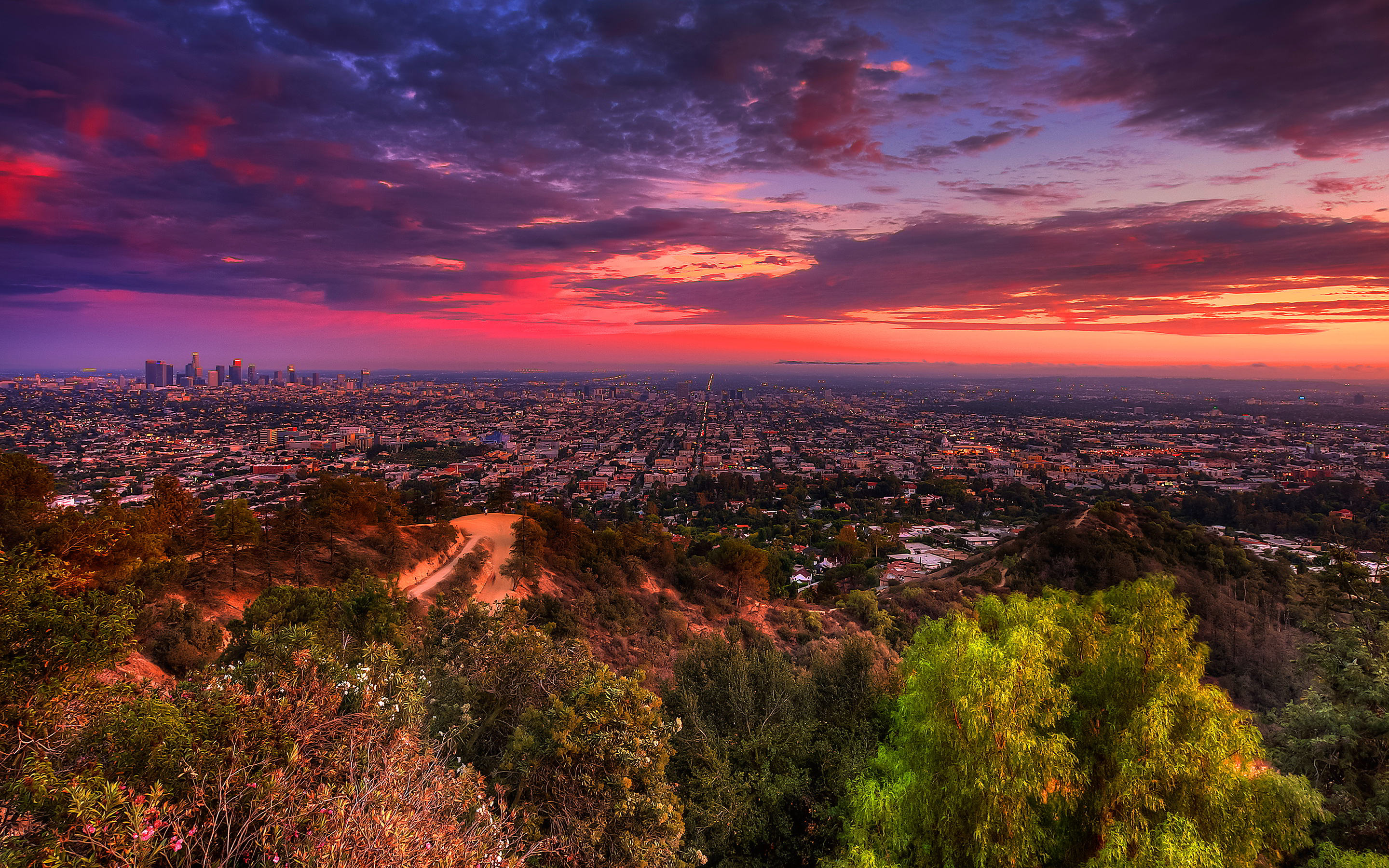 Los Angeles Sunset Wallpapers - Wallpaper Cave